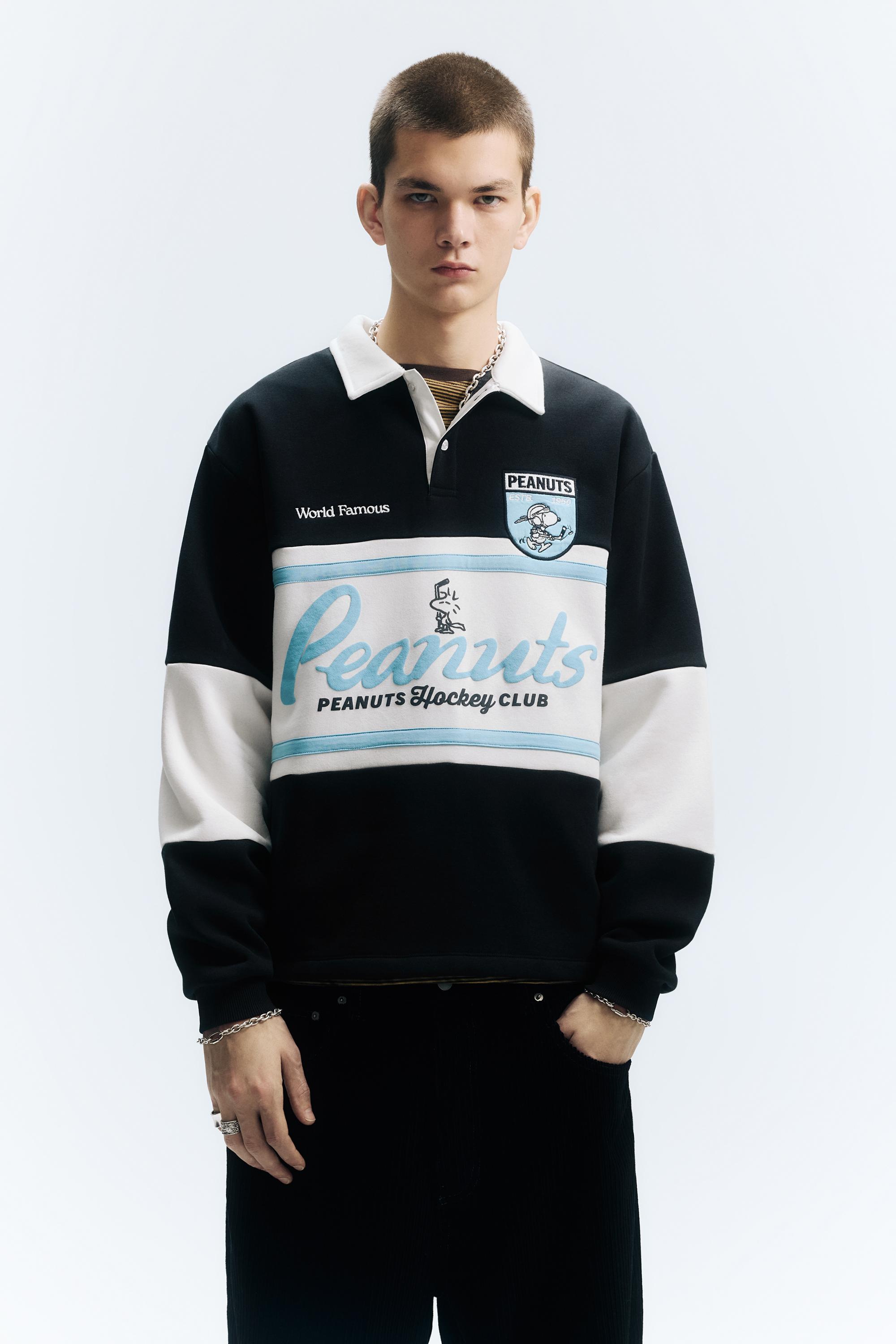 Peanuts panelli polo t-shirt - Görsel 7