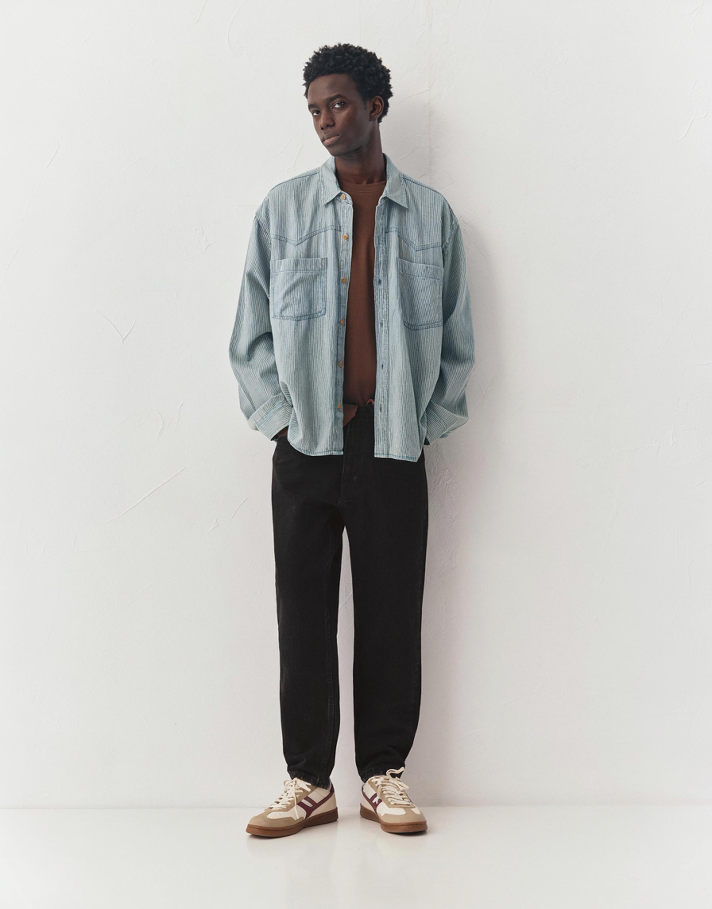 Standard jeans — Faded black
