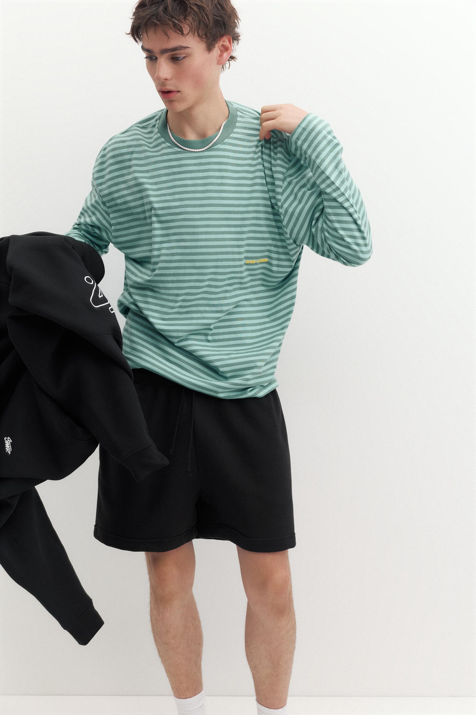 STWD jogger Bermuda shorts — Black