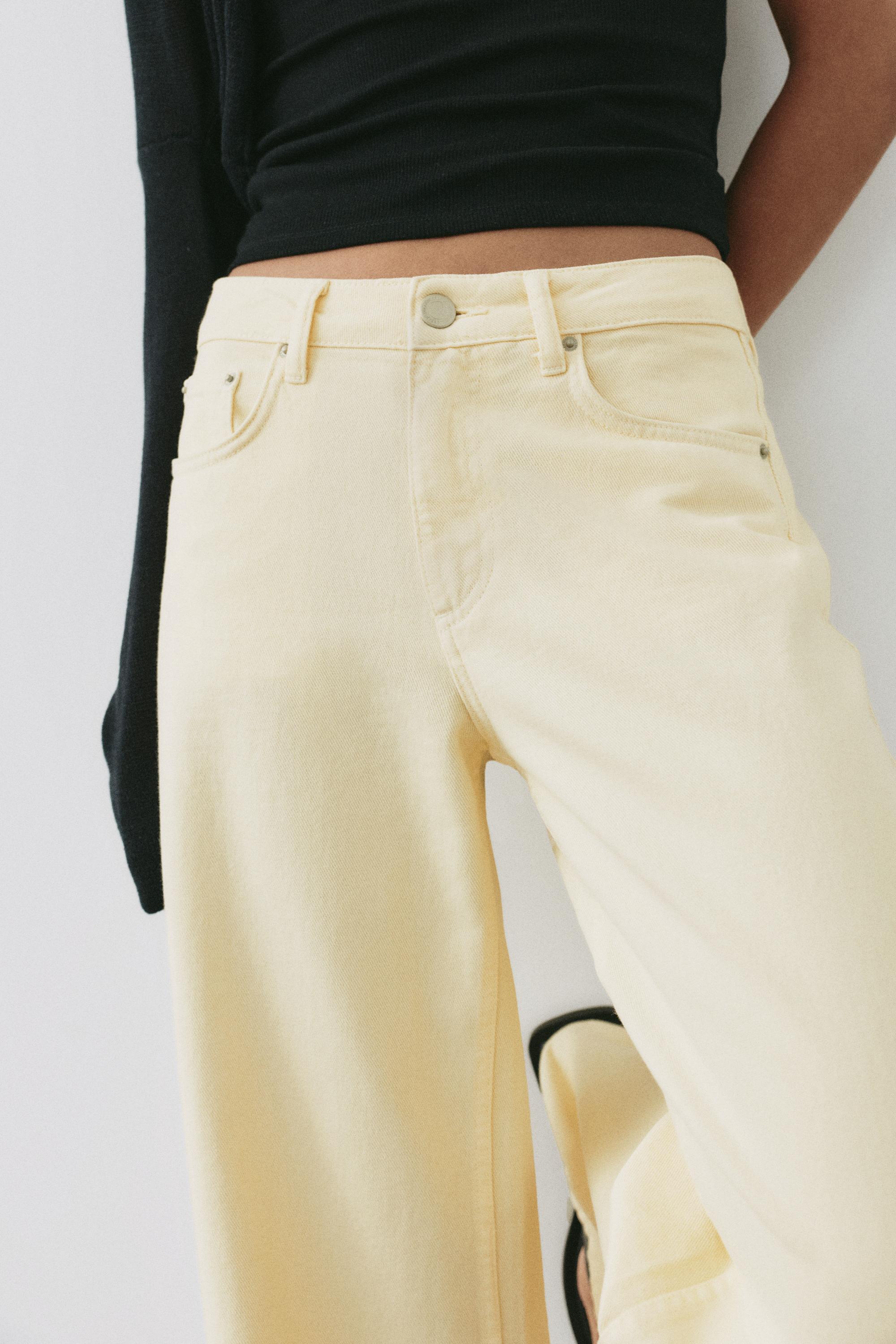 Oversize baggy jeans — Yellow