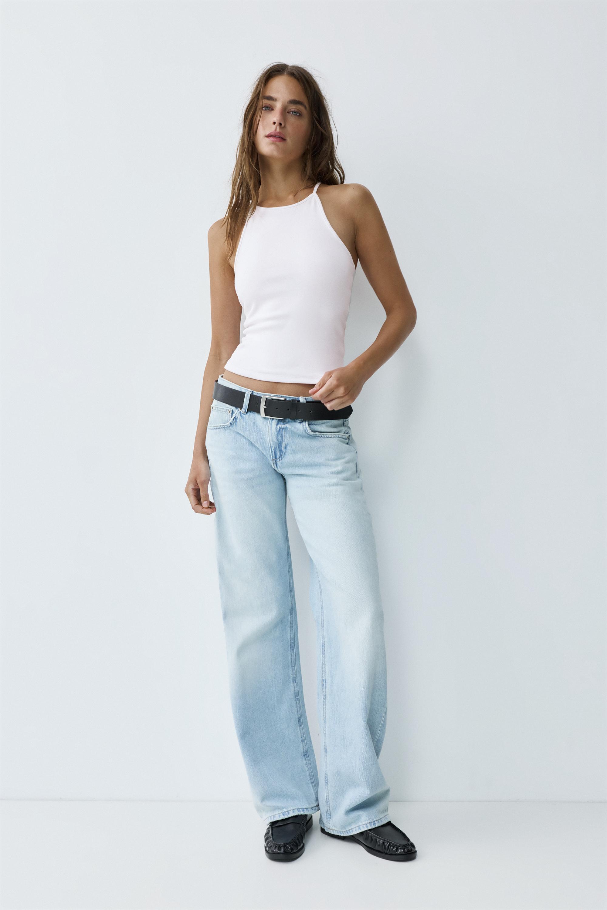 Halter-neck strappy back top — White