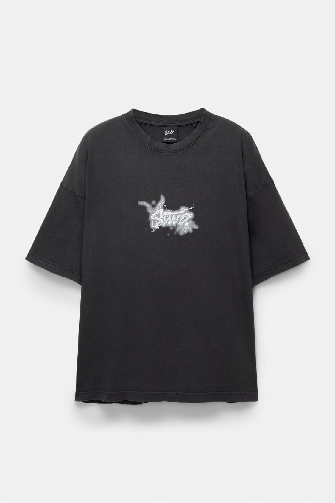 Maglietta STWD stampa grafica lampadina PULL&BEAR