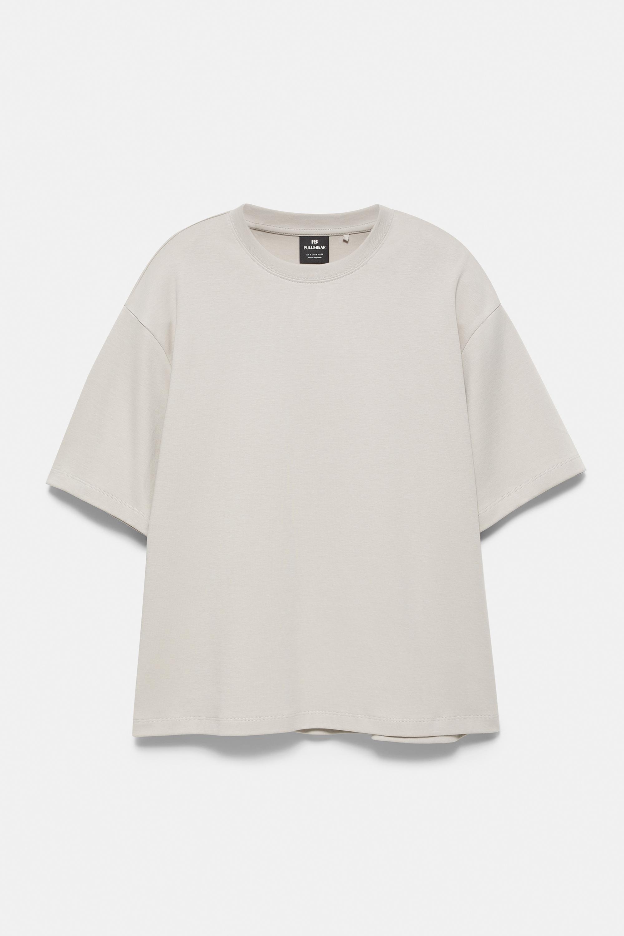 Boxy T-shirt — Stone