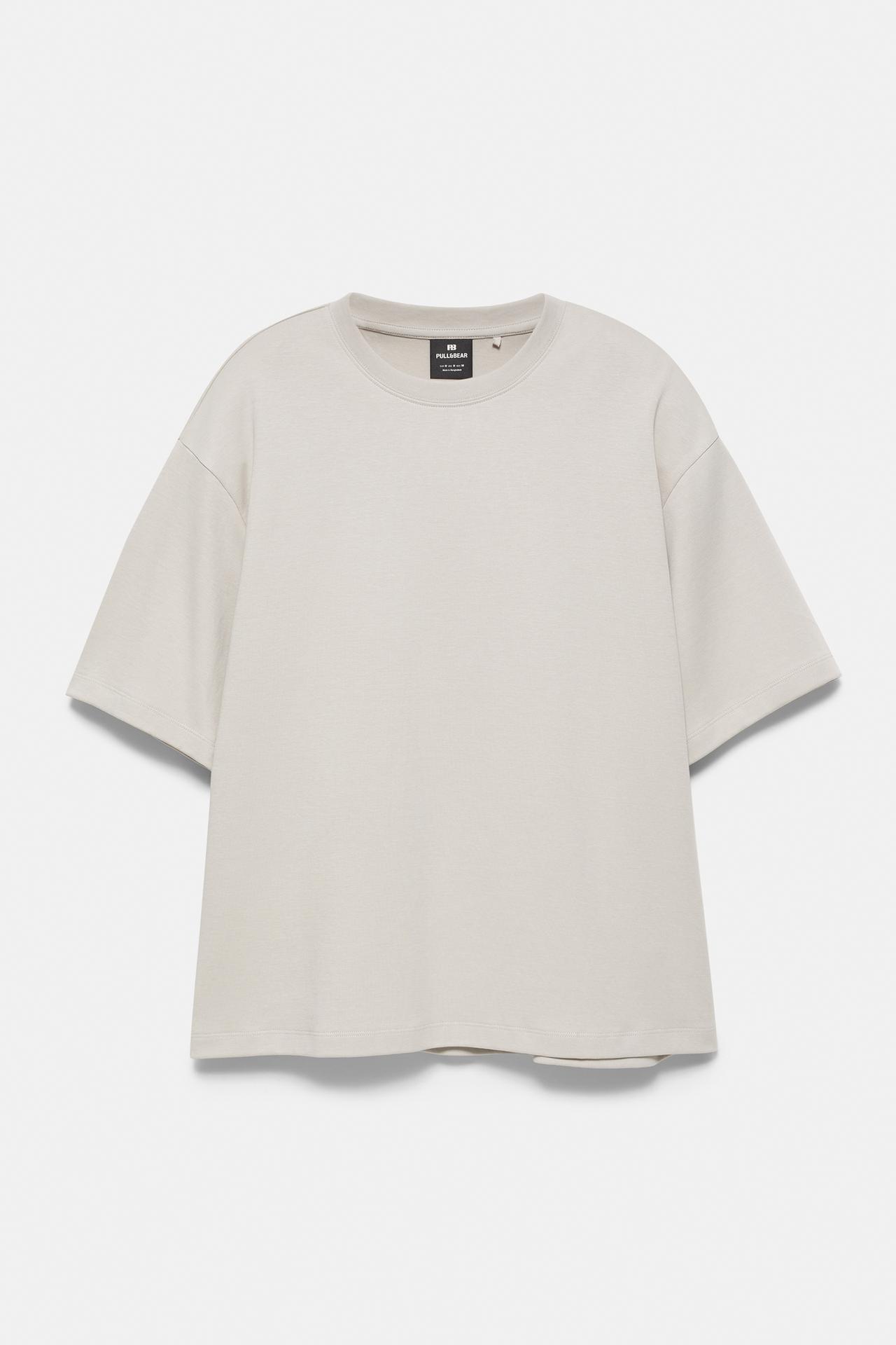 Boxy T-shirt — Stone