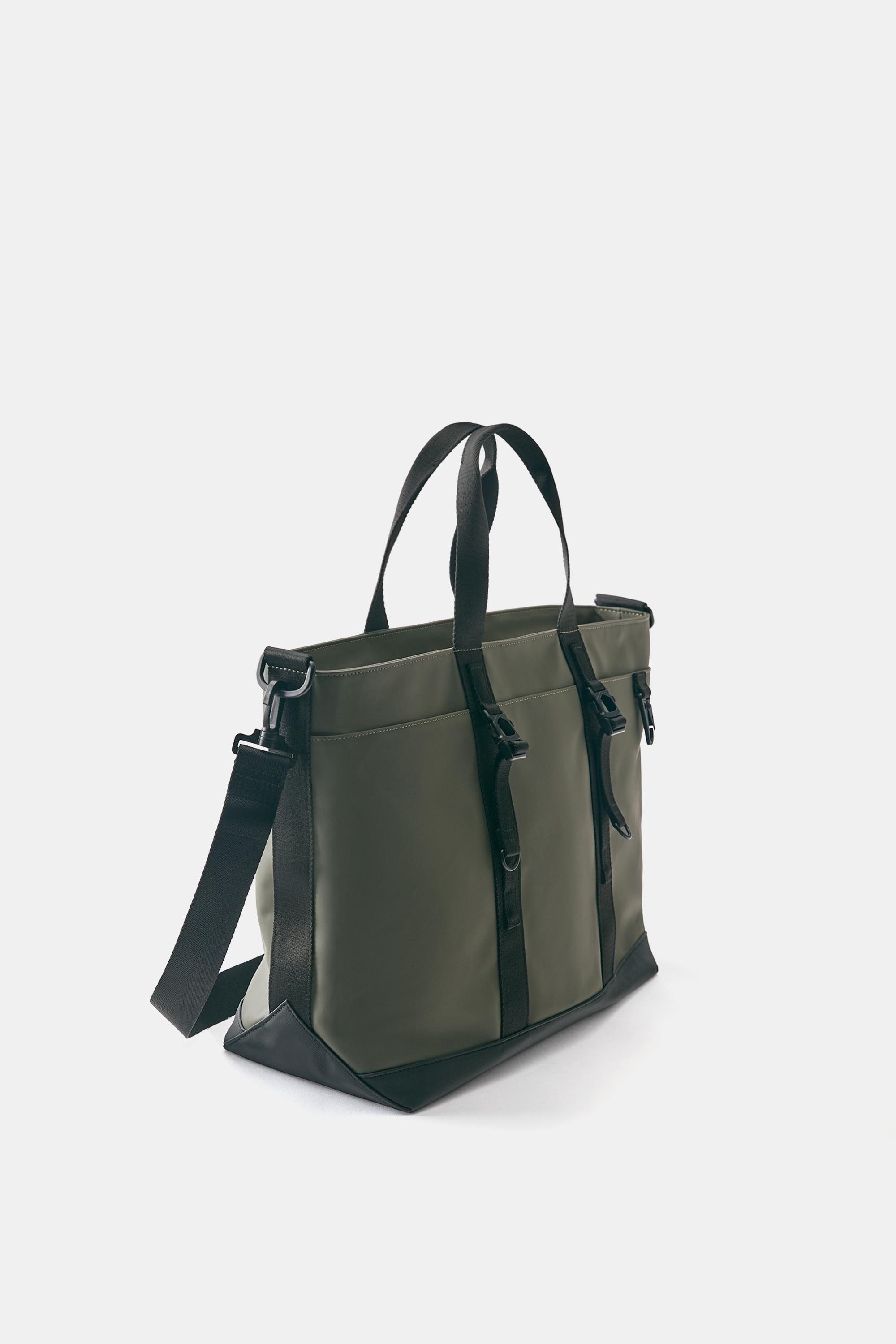 Technical shopper bag — Khaki