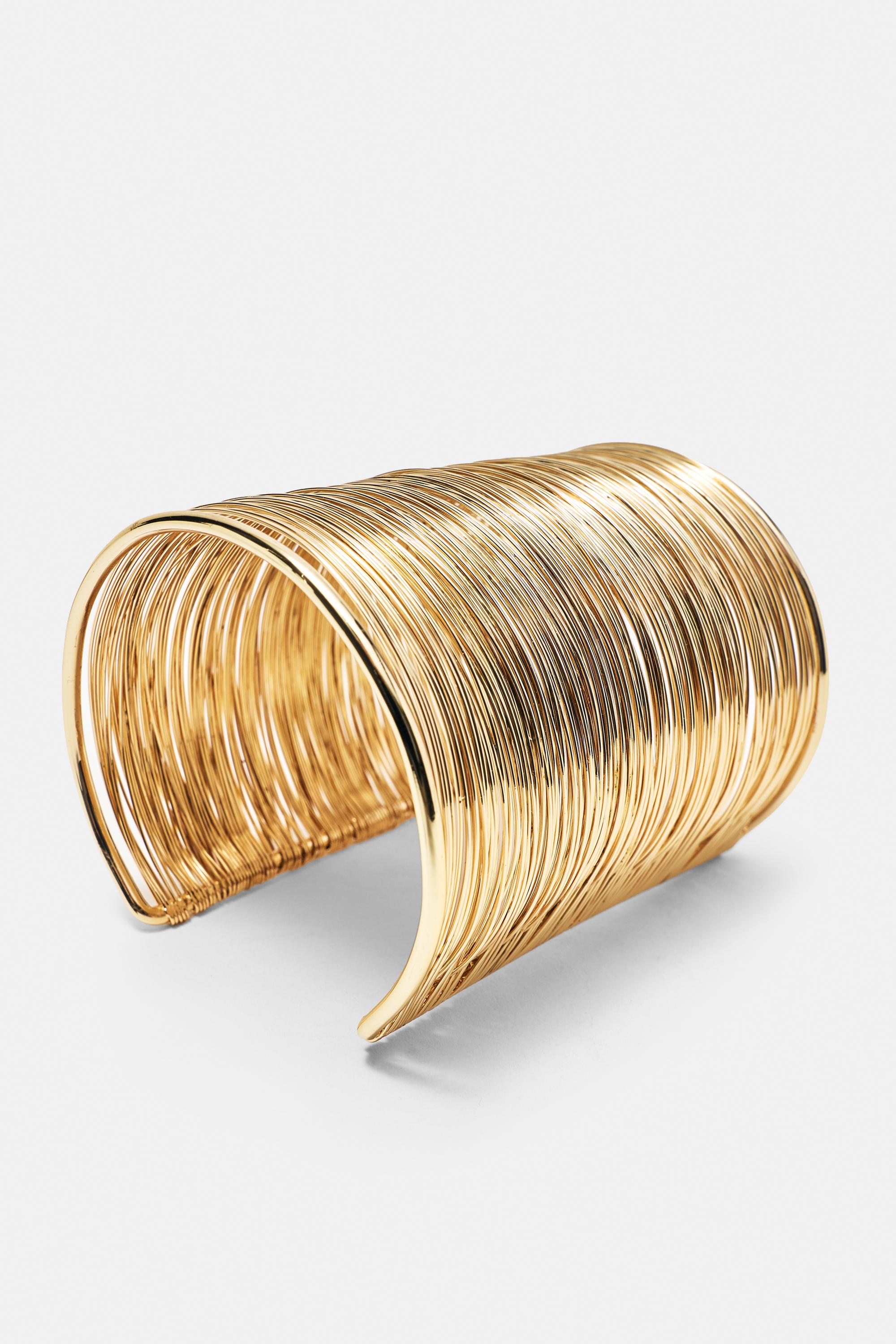 Multi-strand bangle — Gold