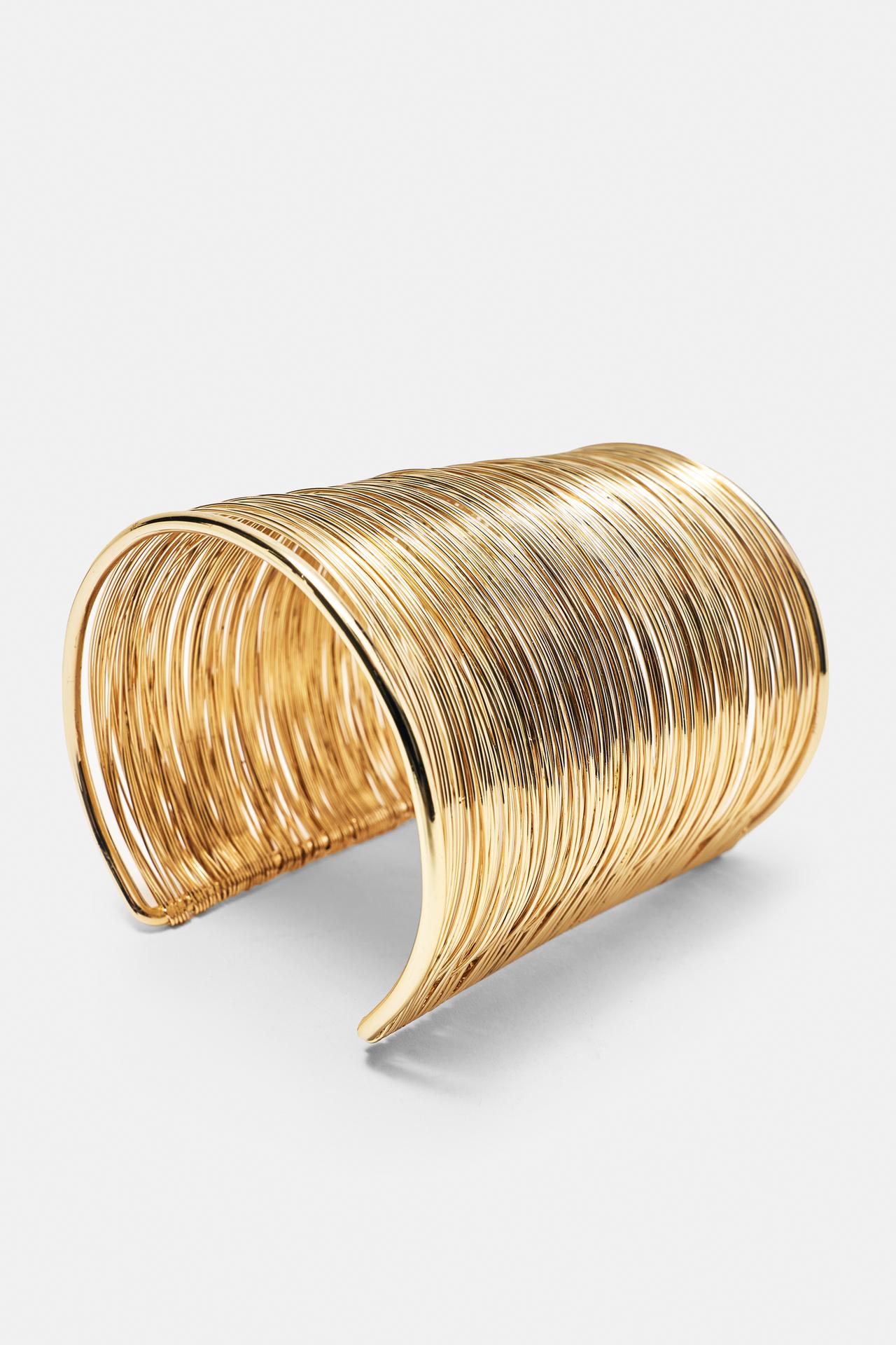 Multi-strand bangle — Gold