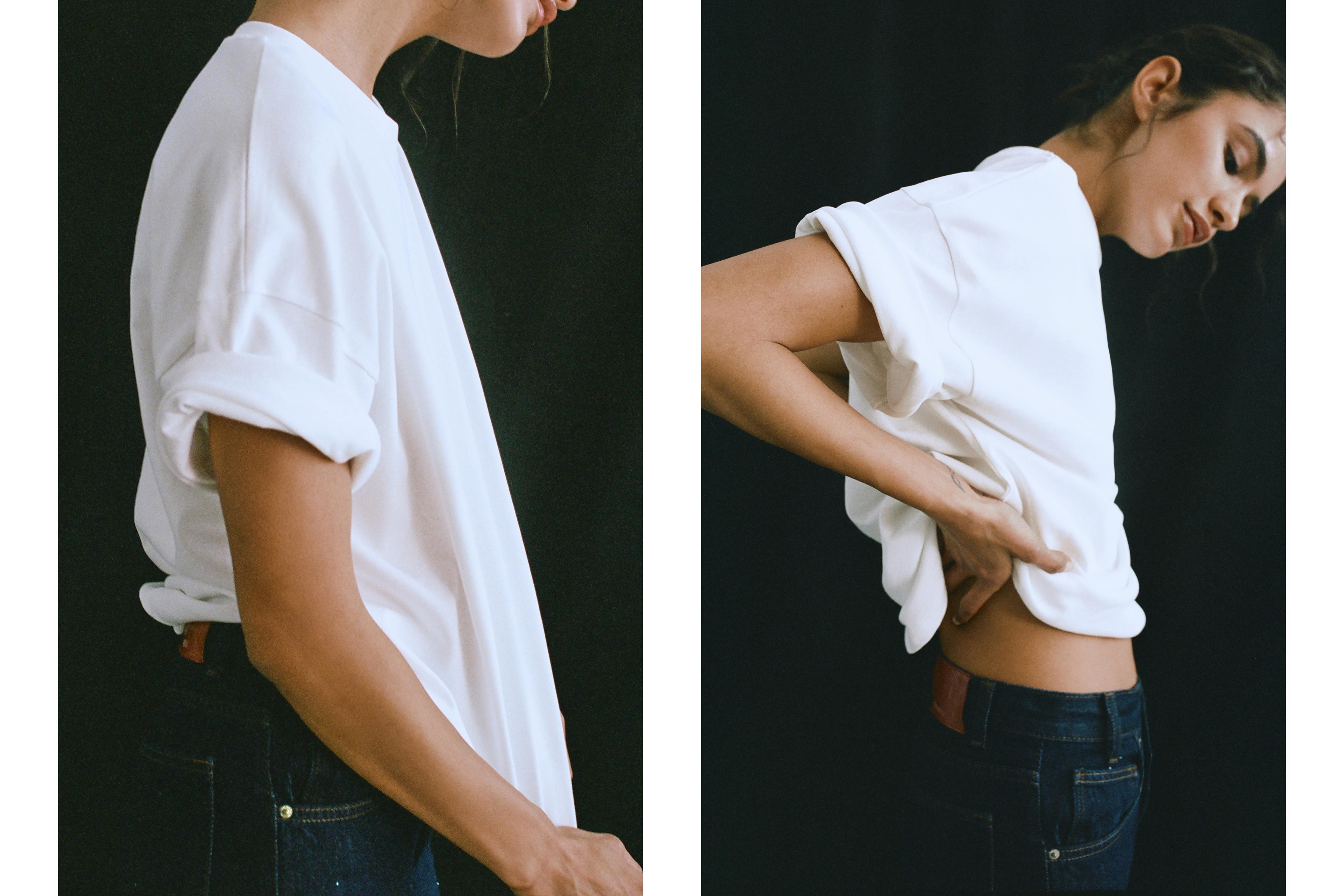 Oversize short sleeve T-shirt — White