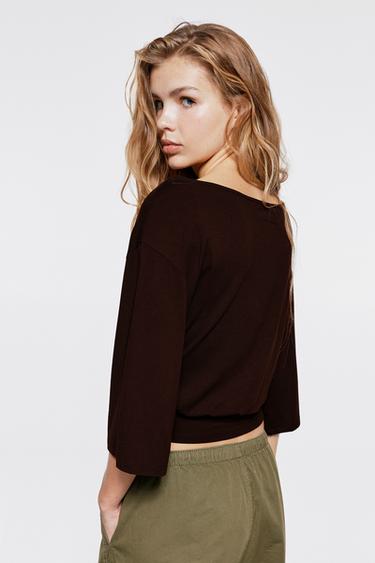 Waistband top — Brown 2