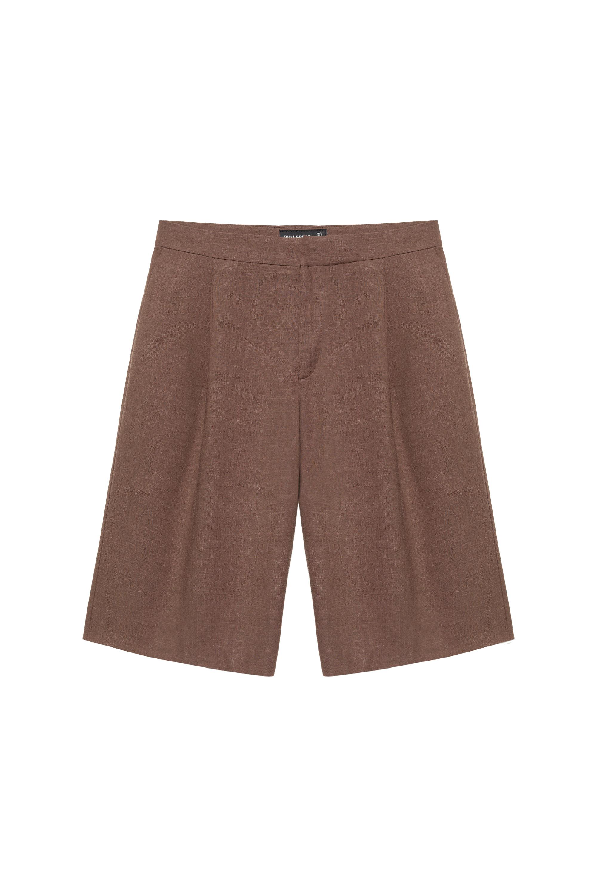 Pull&Bear Pensli rustik bermuda görsel 5