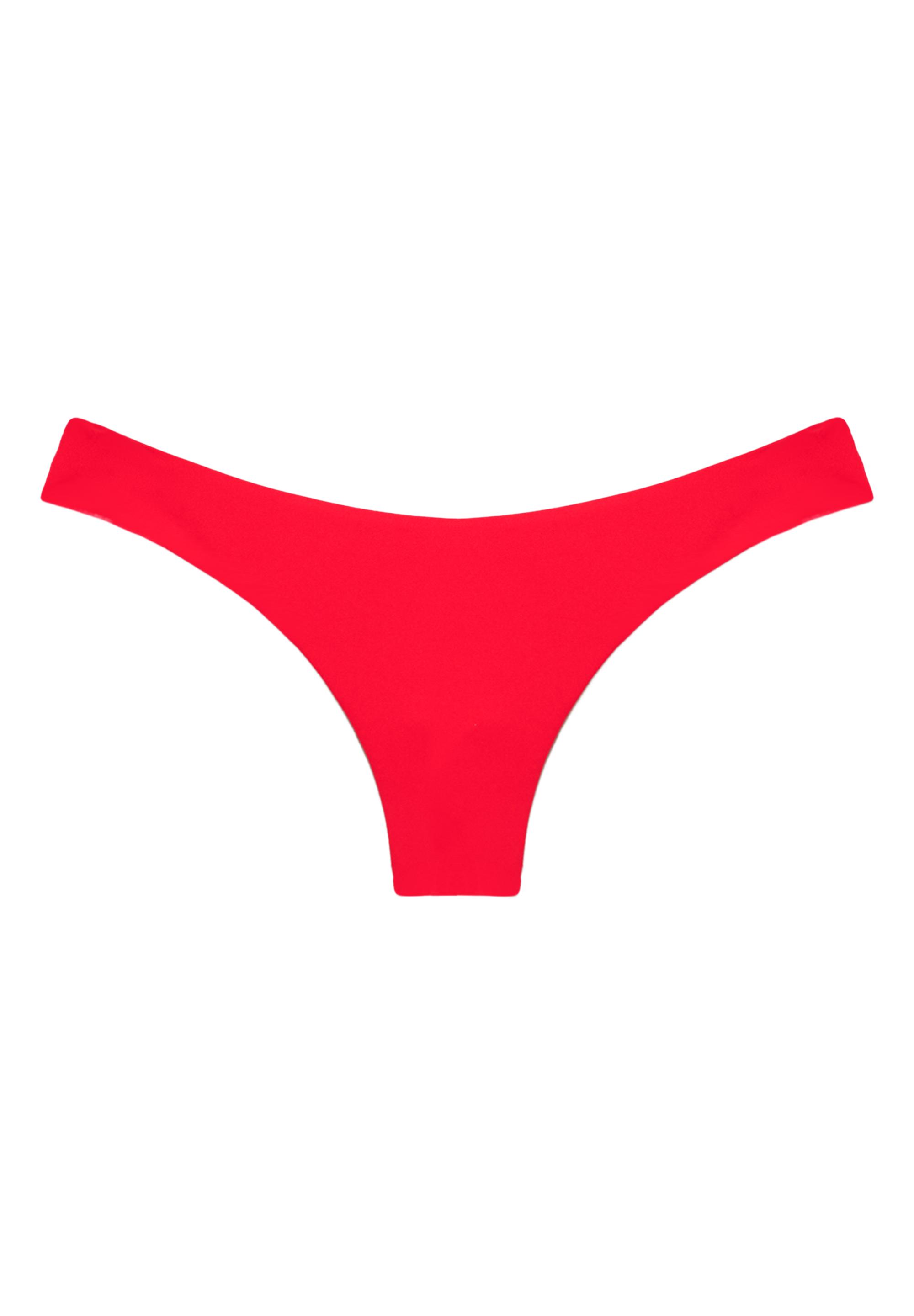 Brazilian bikini briefs — Bright red