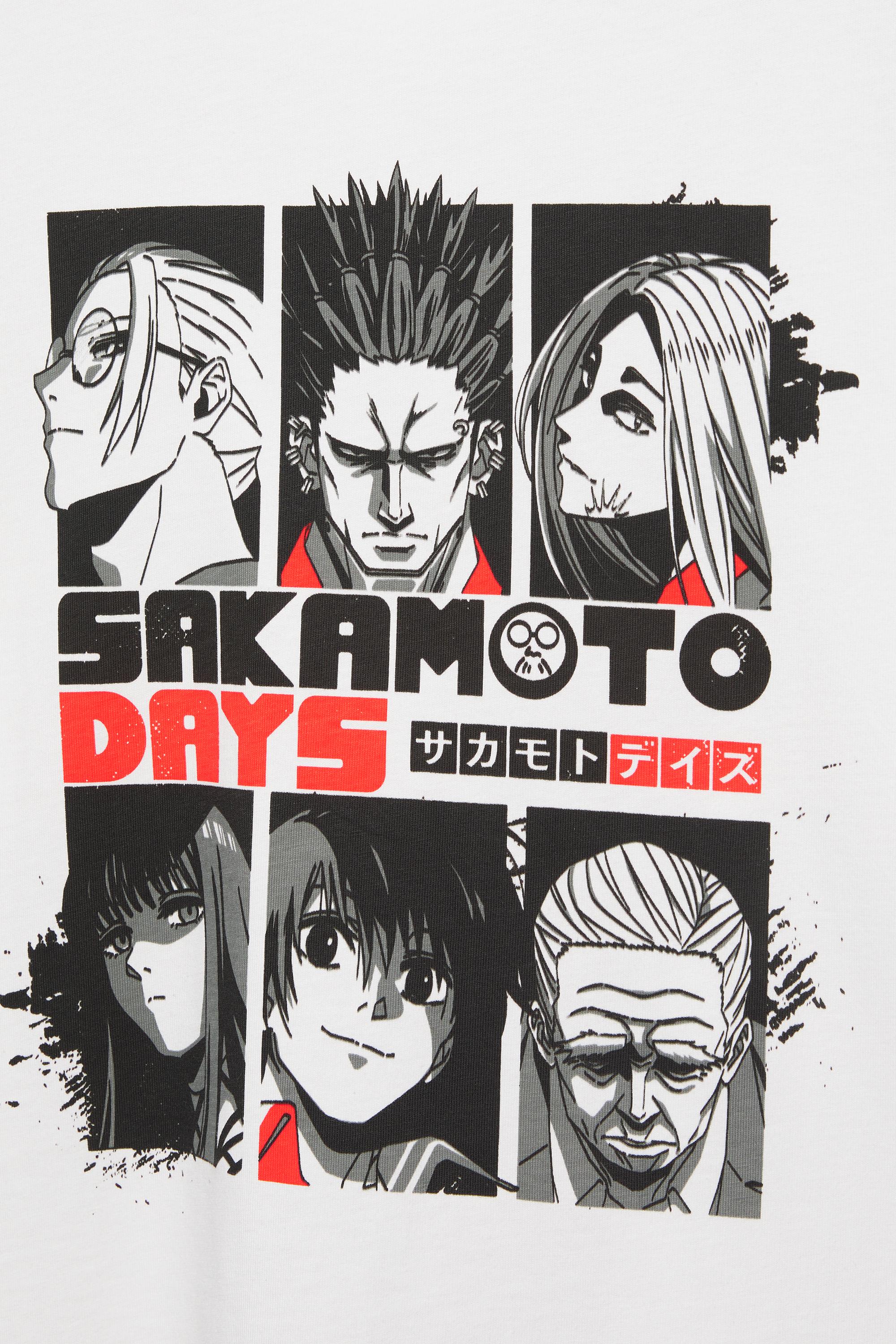 Sakamoto Days regular fit T-shirt — White