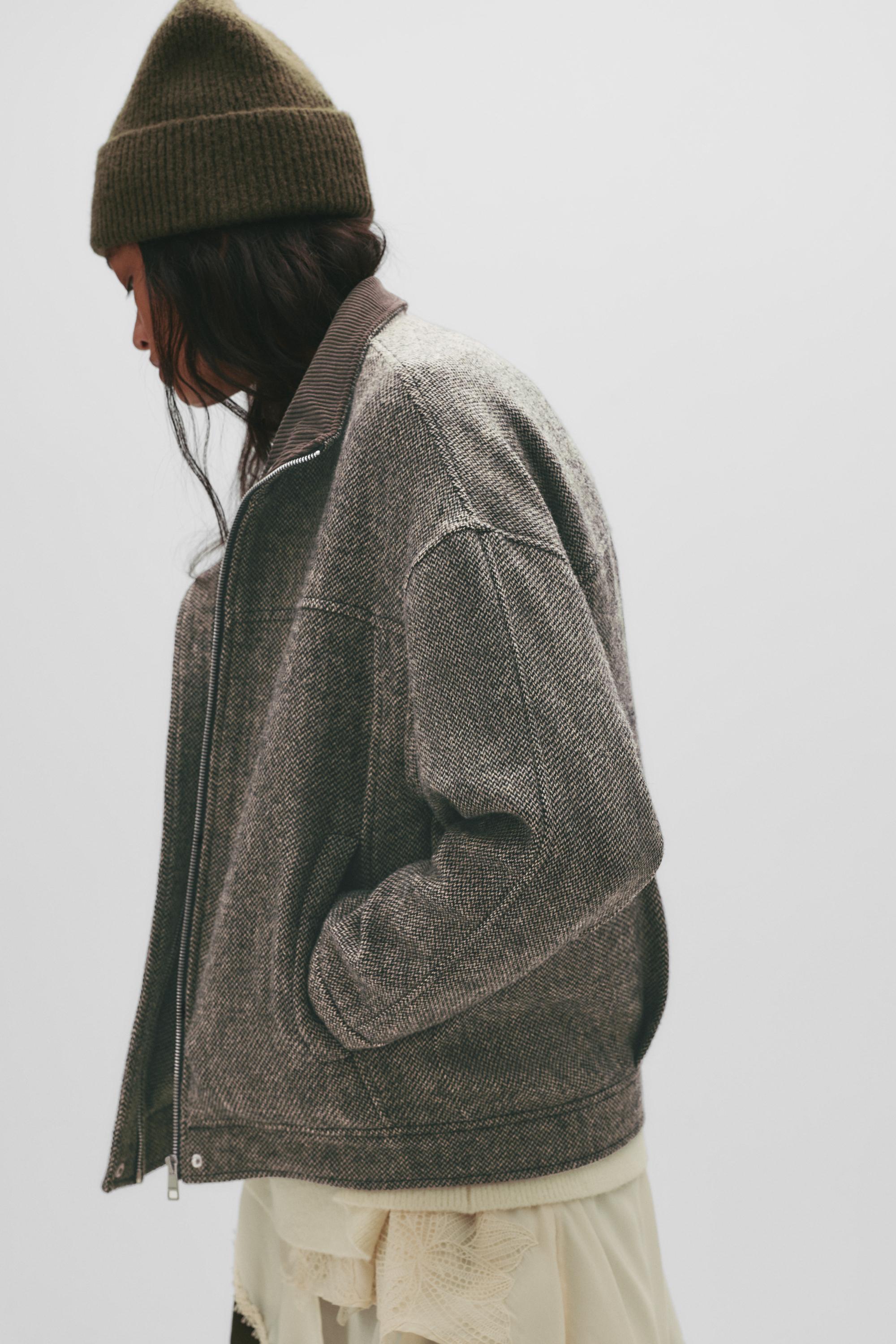 ジャケット・アウター CONVERTIBLE HERRINGBONE JACKET Ameri（アメリ）の「CONVERTIBLE HERRINGBONE JACKET