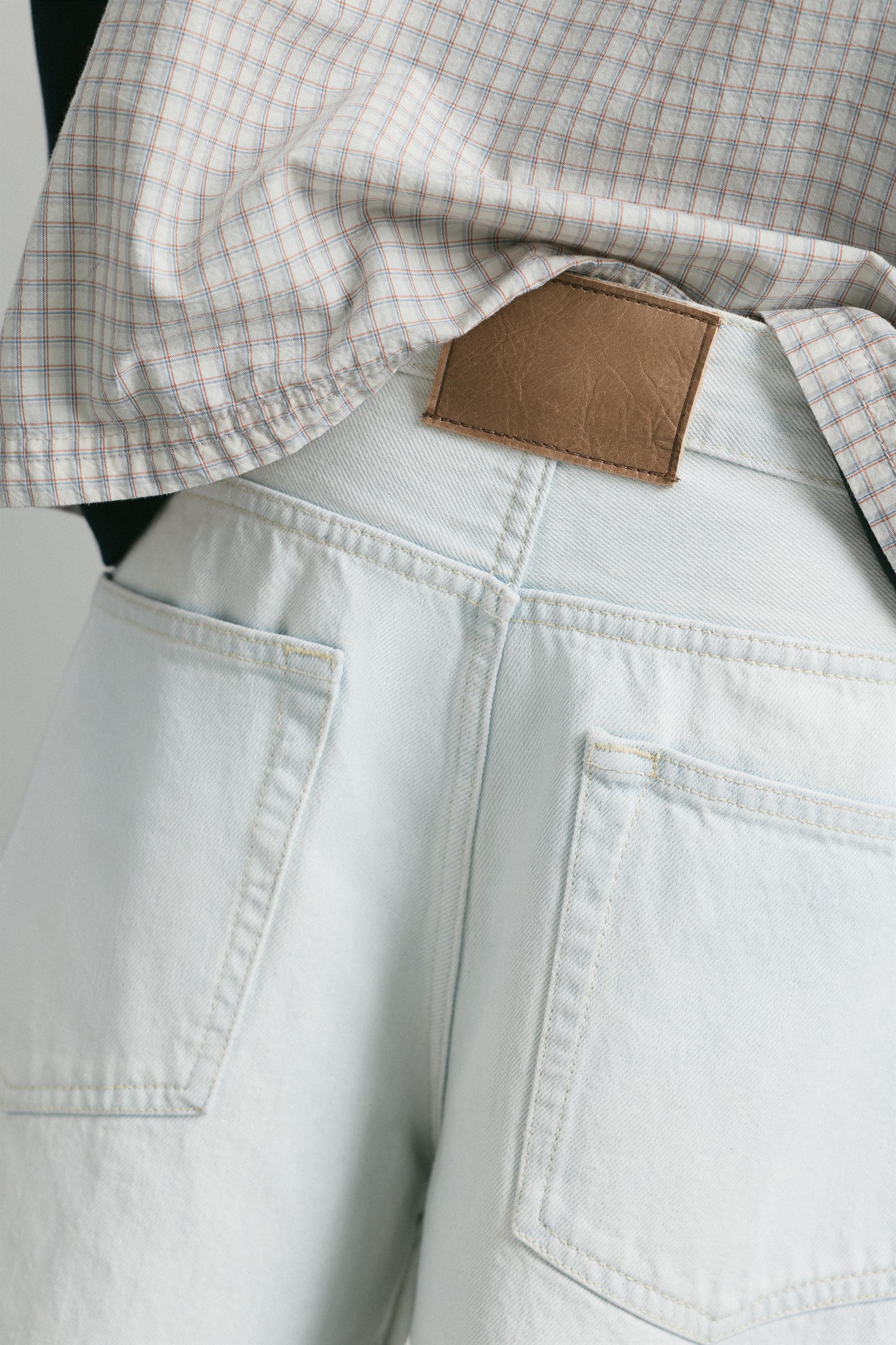Wide-leg jeans — Pale indigo