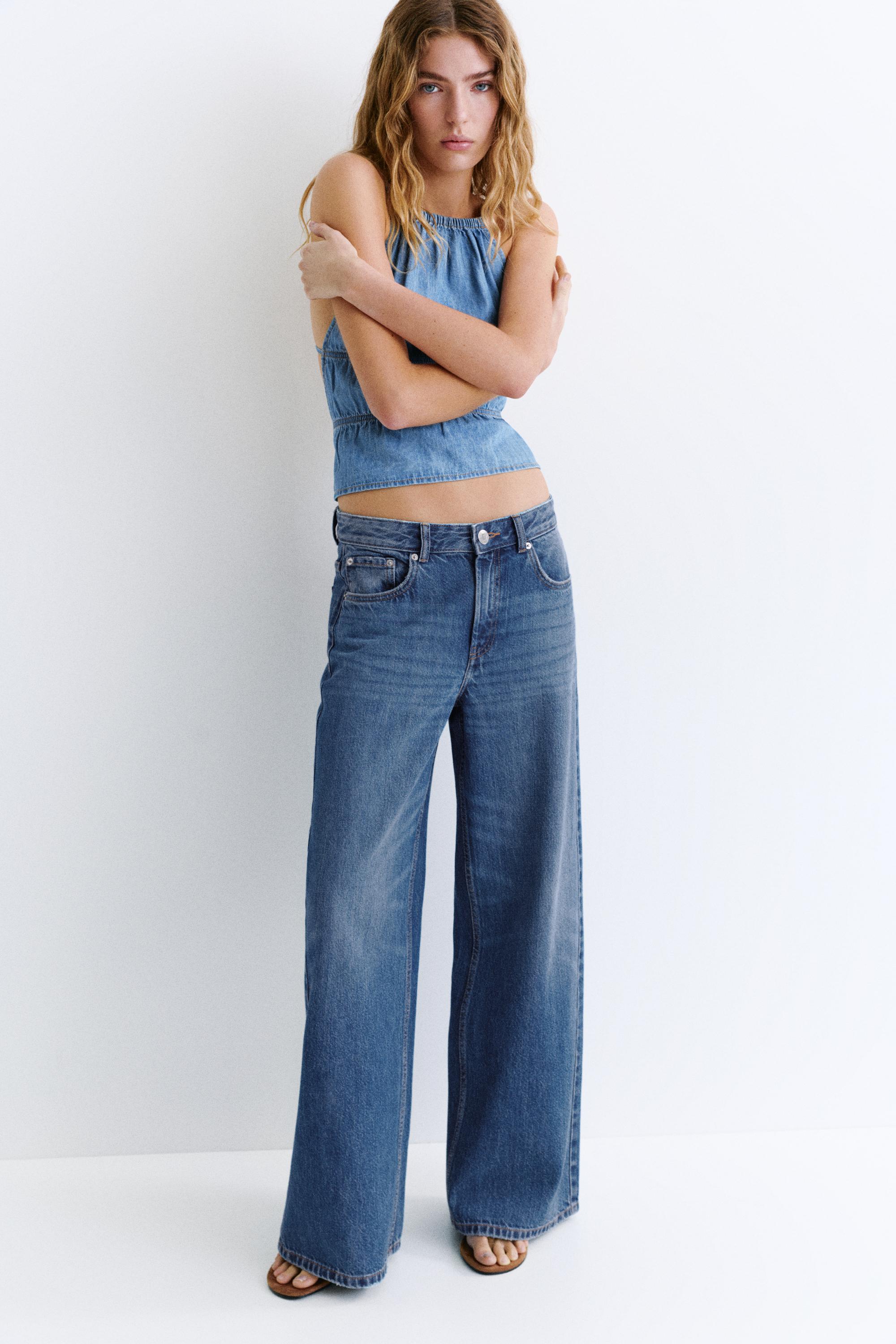 Oversize baggy jeans — Deep blue