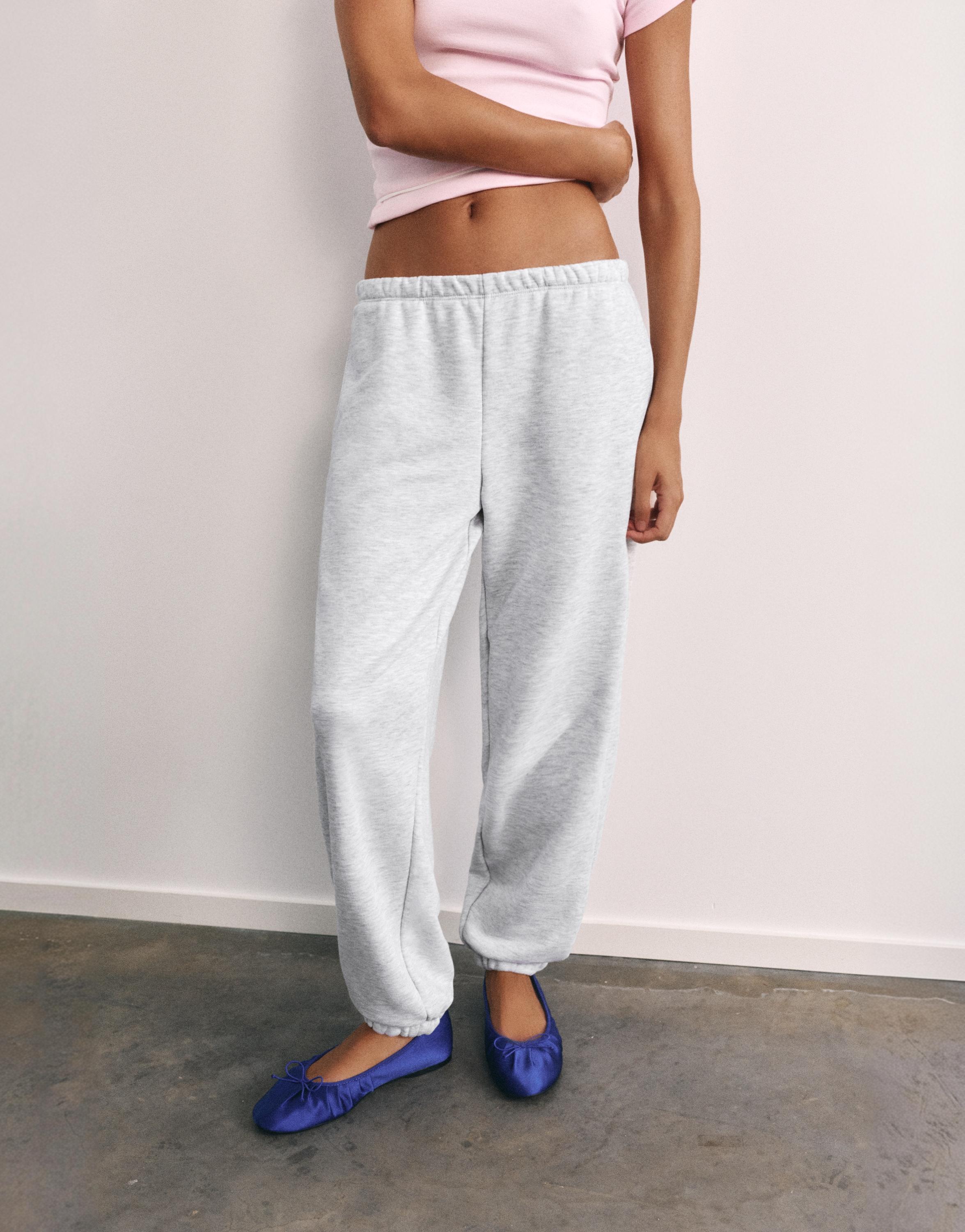 Basic jogger trousers — Grey marl