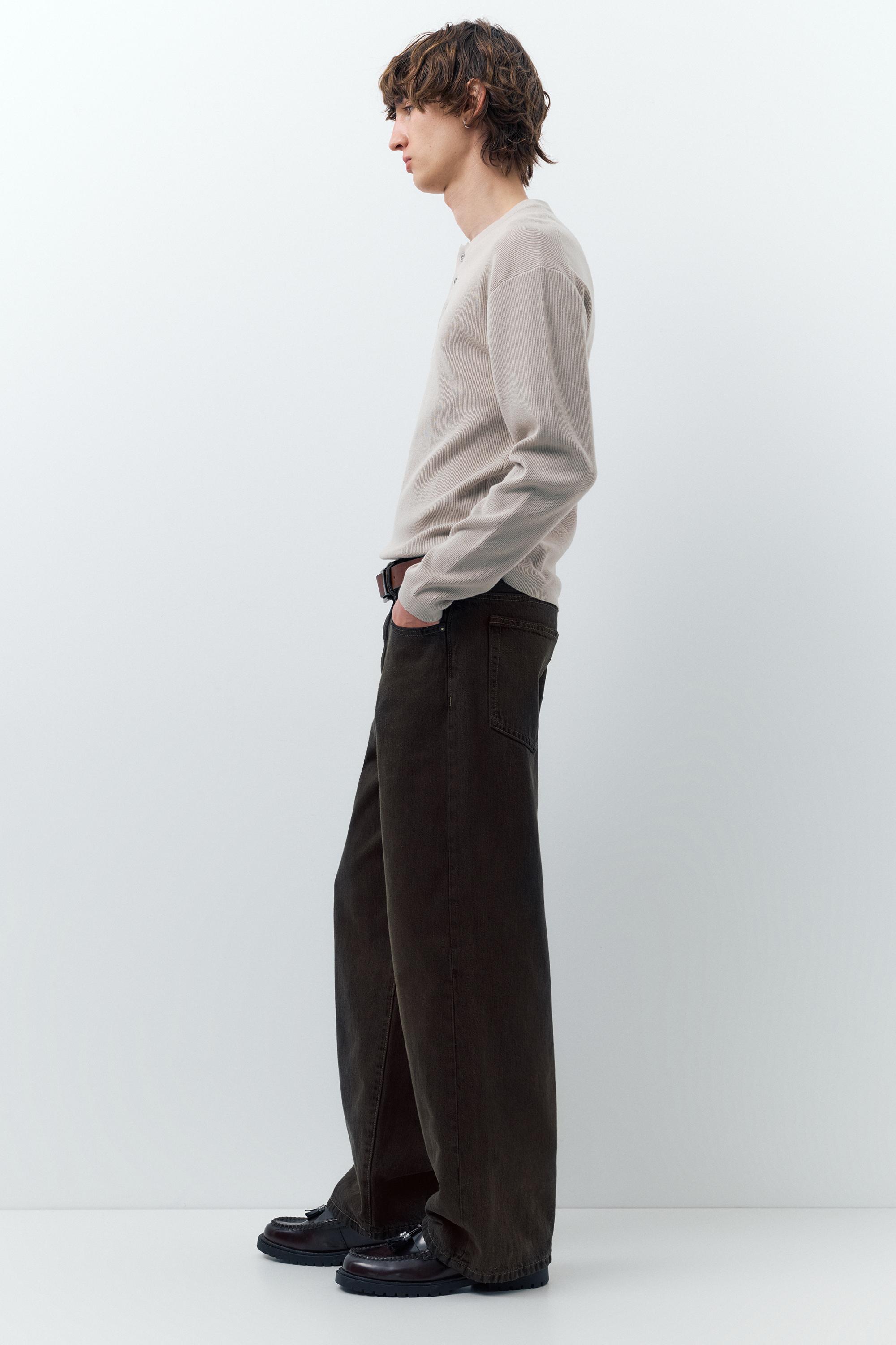 Wide-leg jeans — Rust