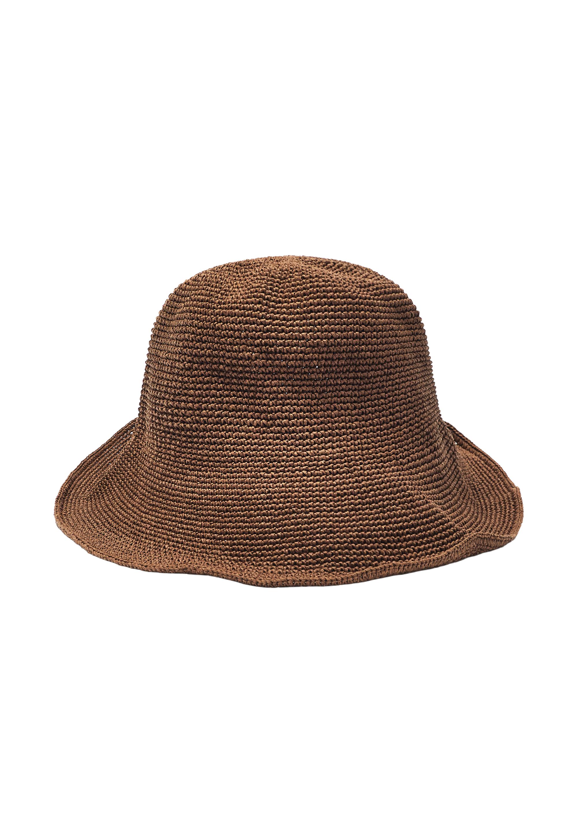 Braided hat — Brown