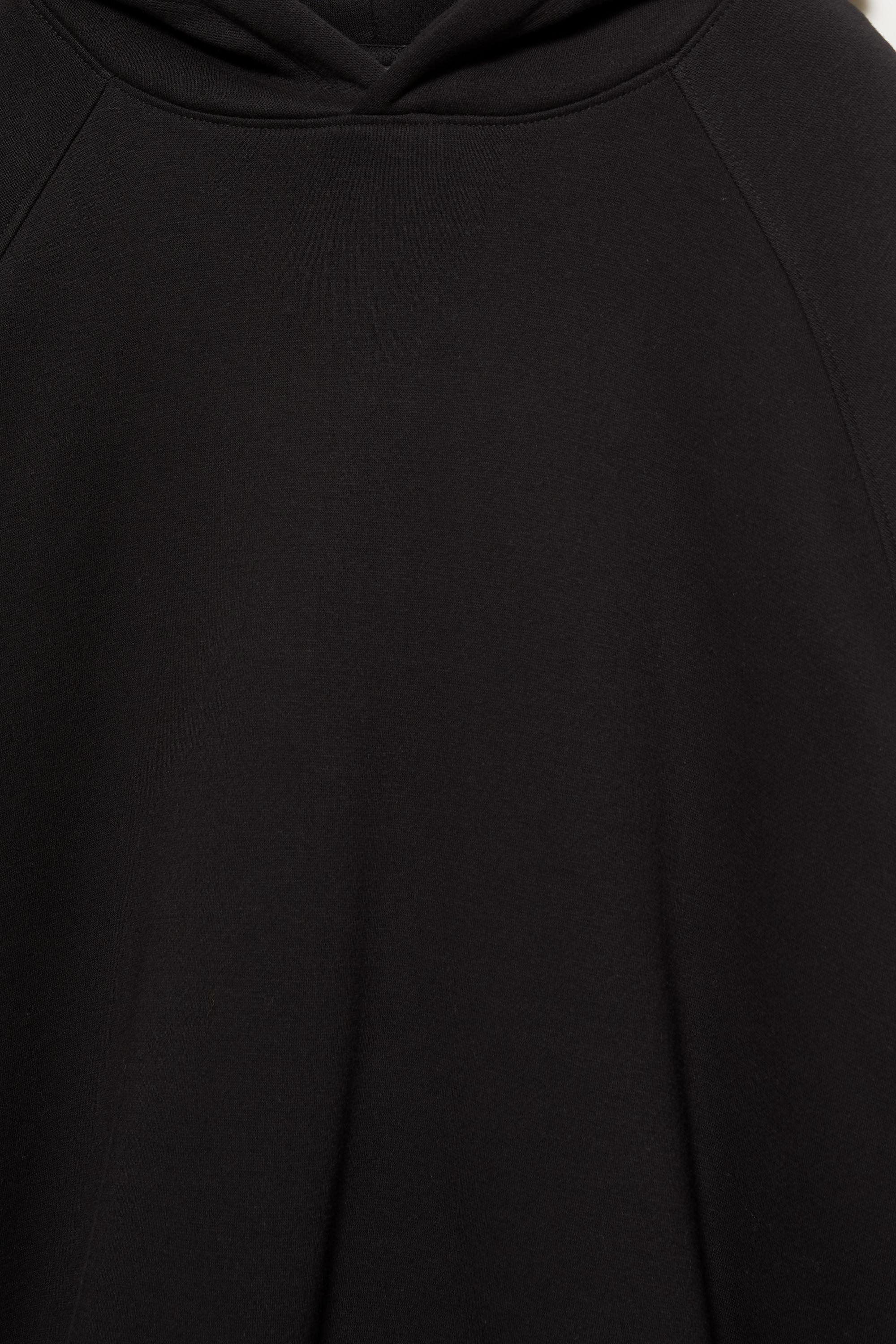 Oversize kapüşonlu sweatshirt - Görsel 3