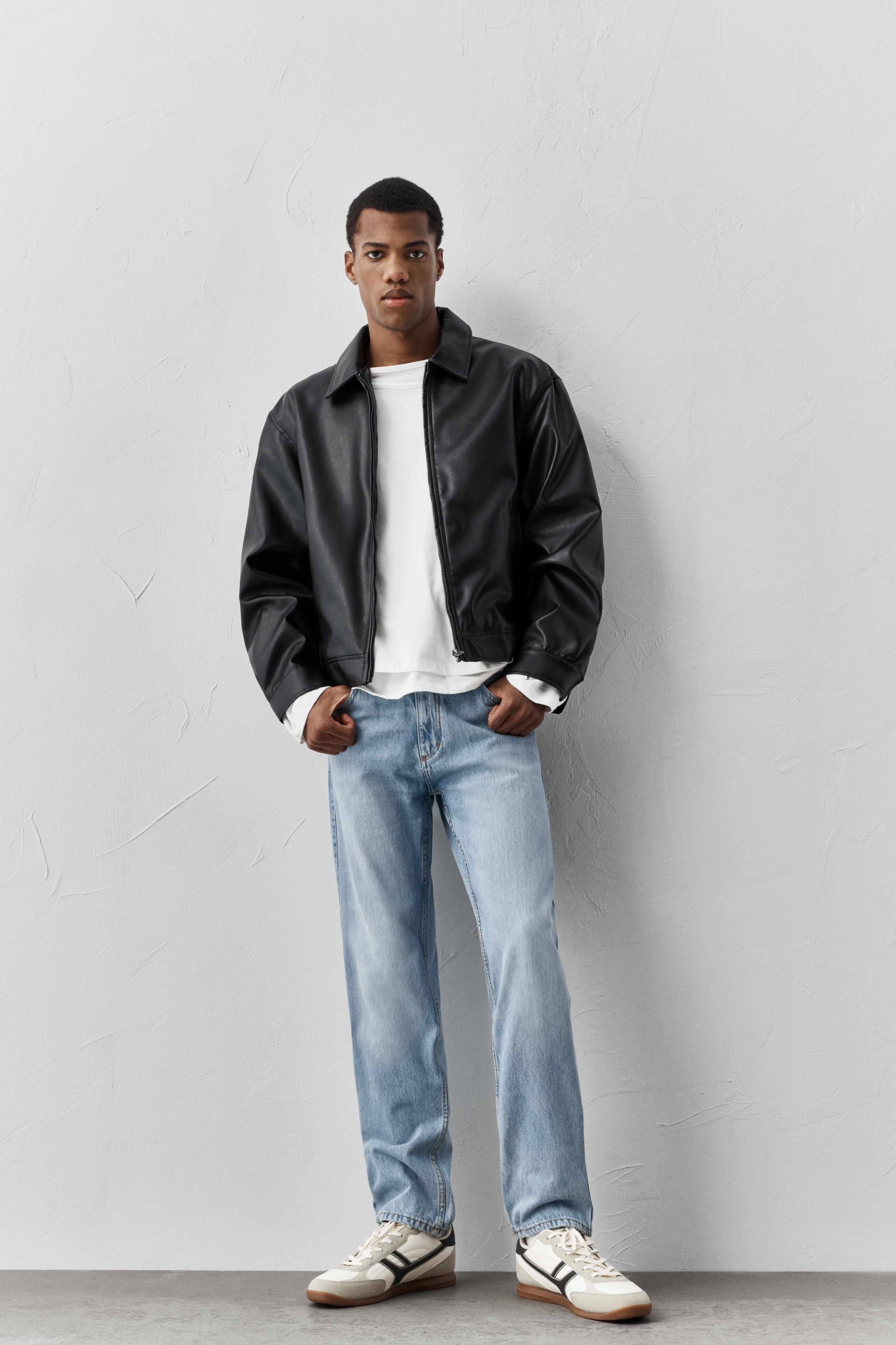 Straight-leg jeans — Pale indigo
