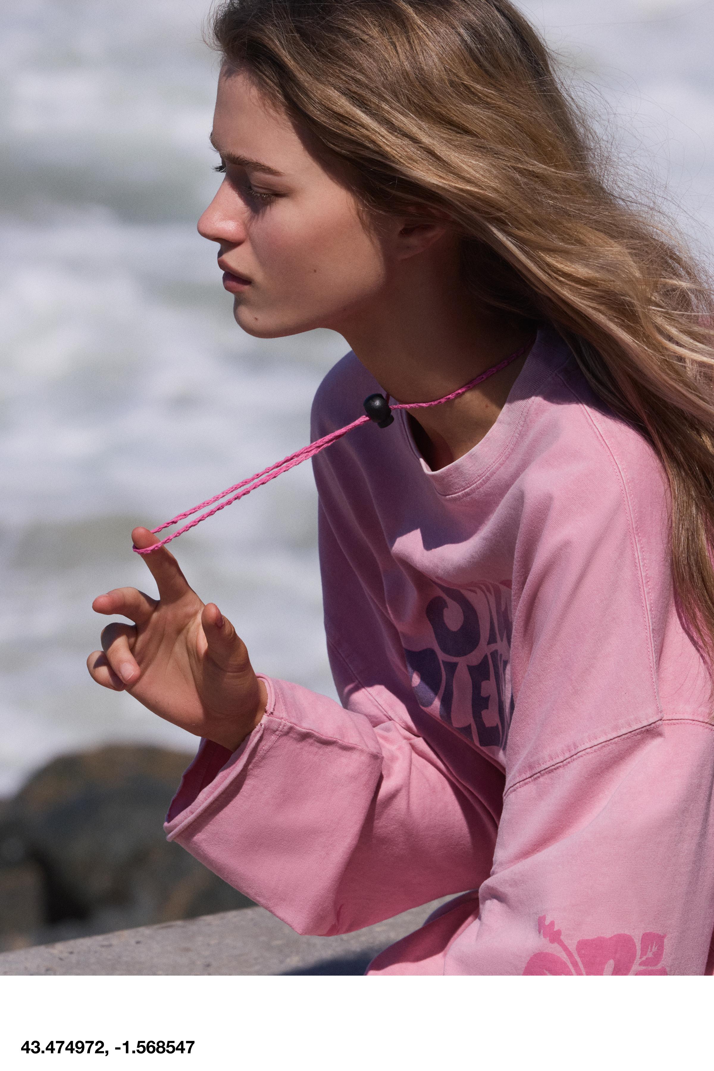 Pleasures x STWD long sleeve T-shirt — Pink