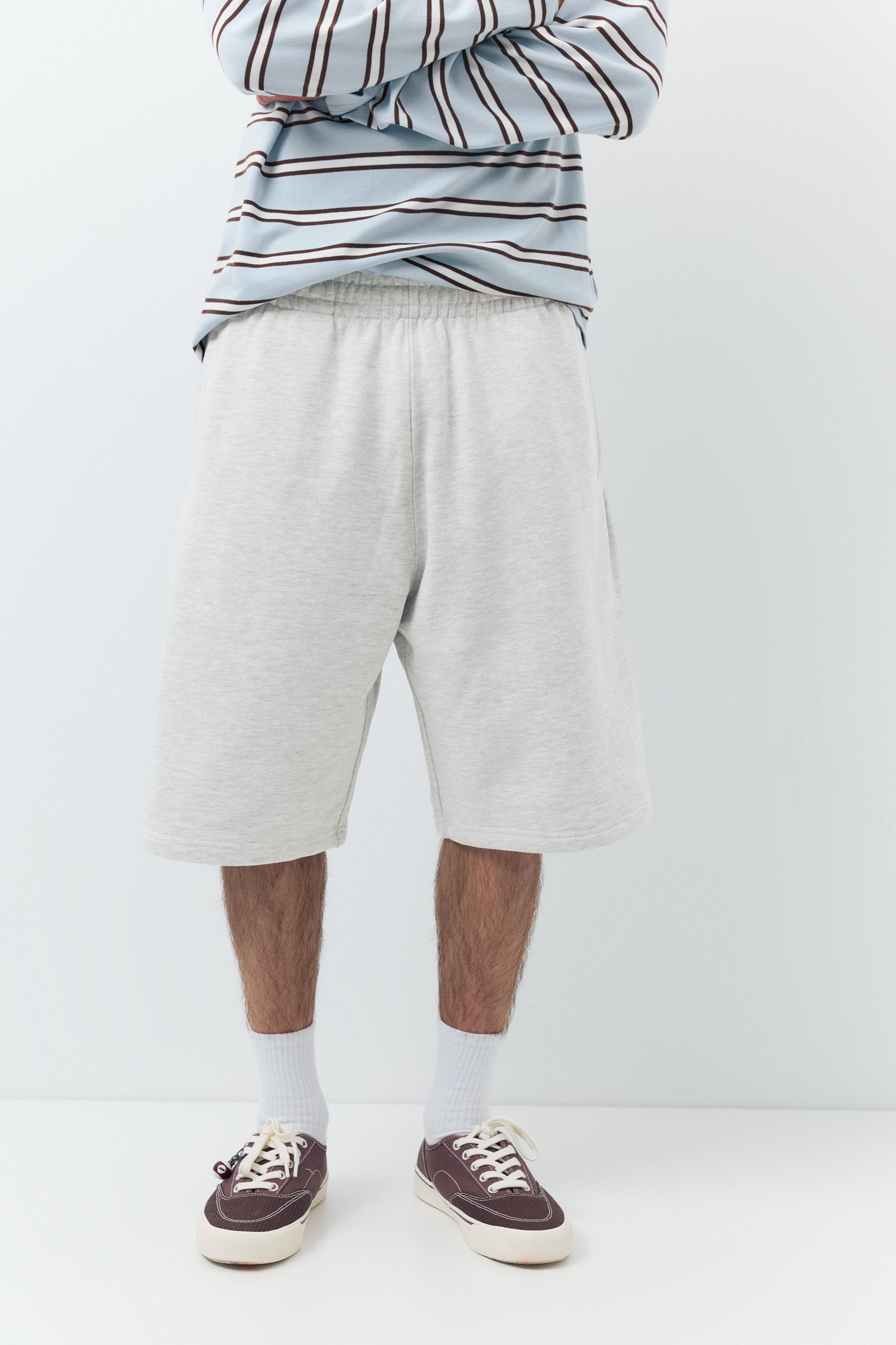 Wide leg jogger bermuda - Görsel 18