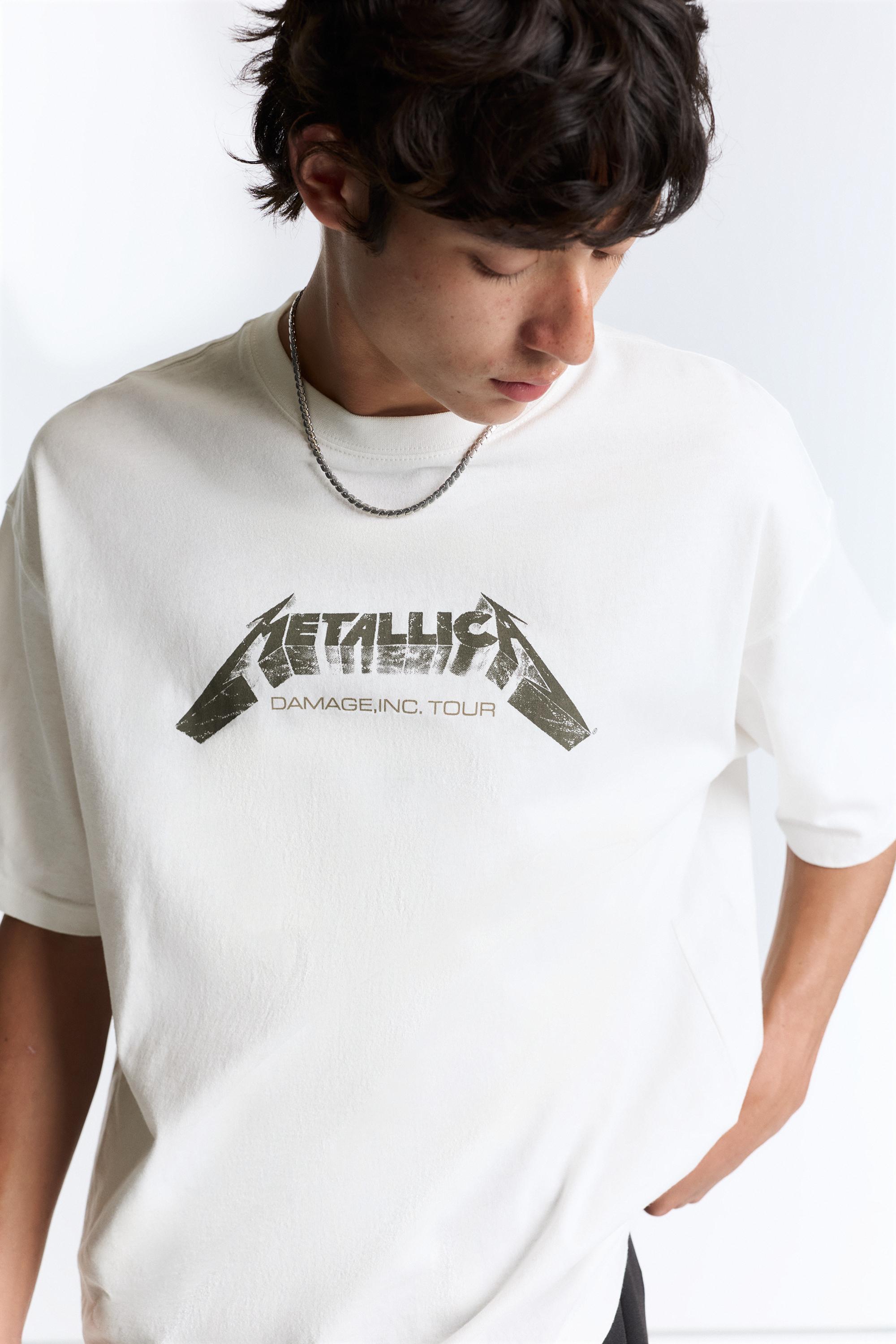 Metallica Damage Inc. Tour T-shirt — Off white