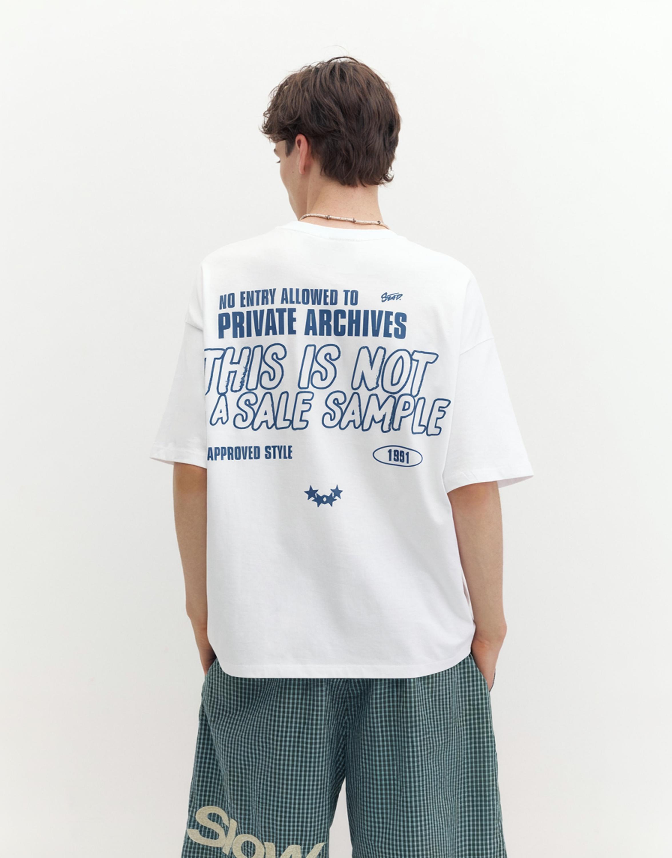STWD Private Archives graphic T-shirt — White