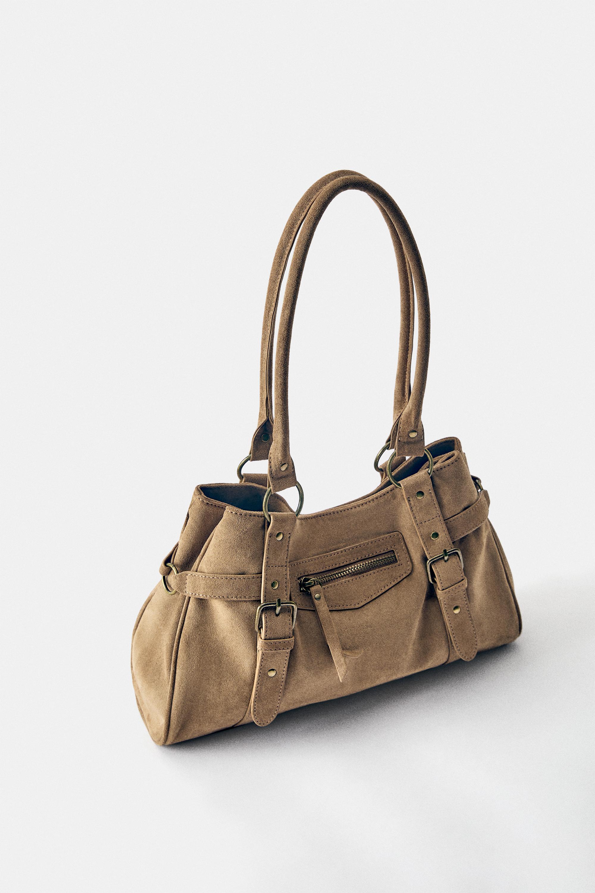 Buckled tote bag — Leather