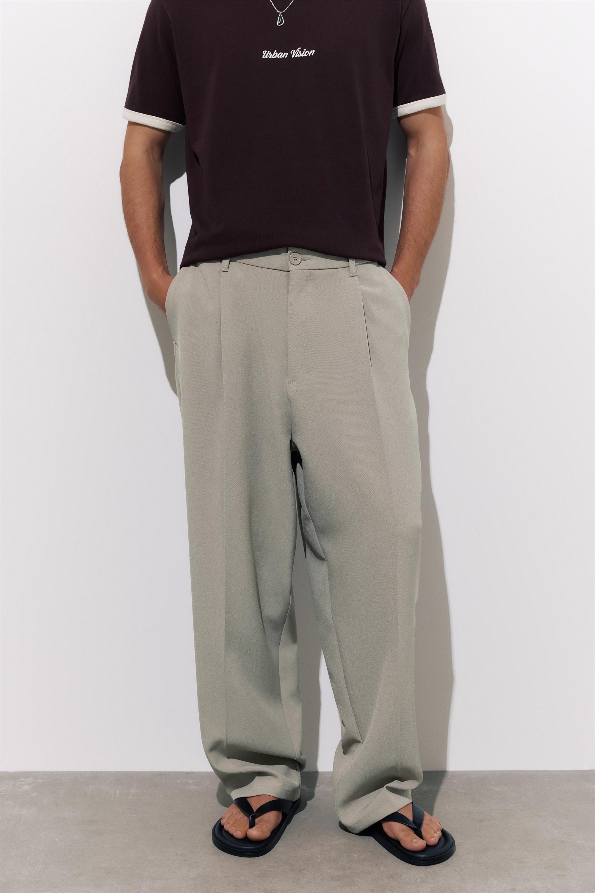 Tailored trousers — Taupe