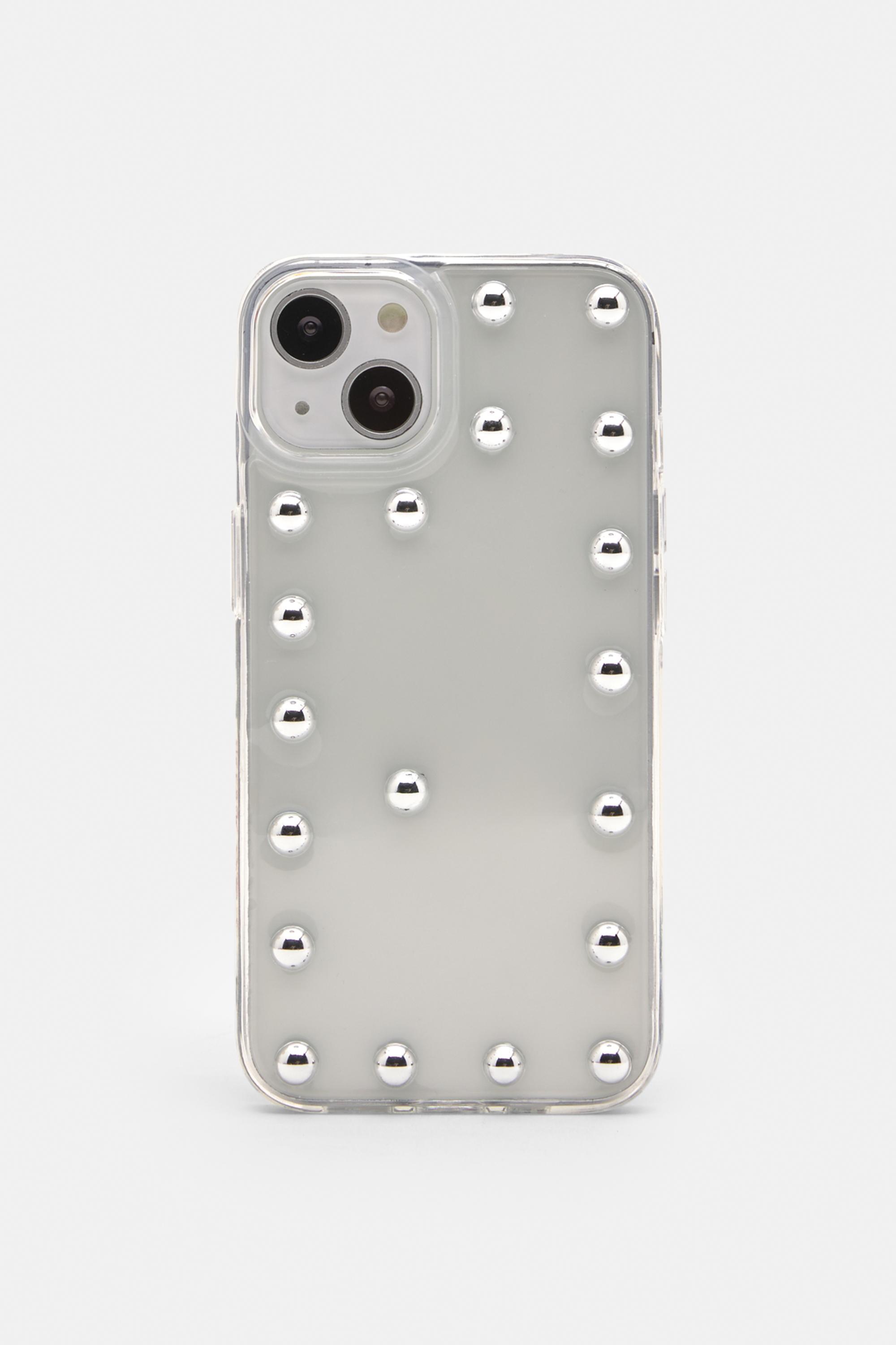 Custodia Iphone Trasparente Con Borchie