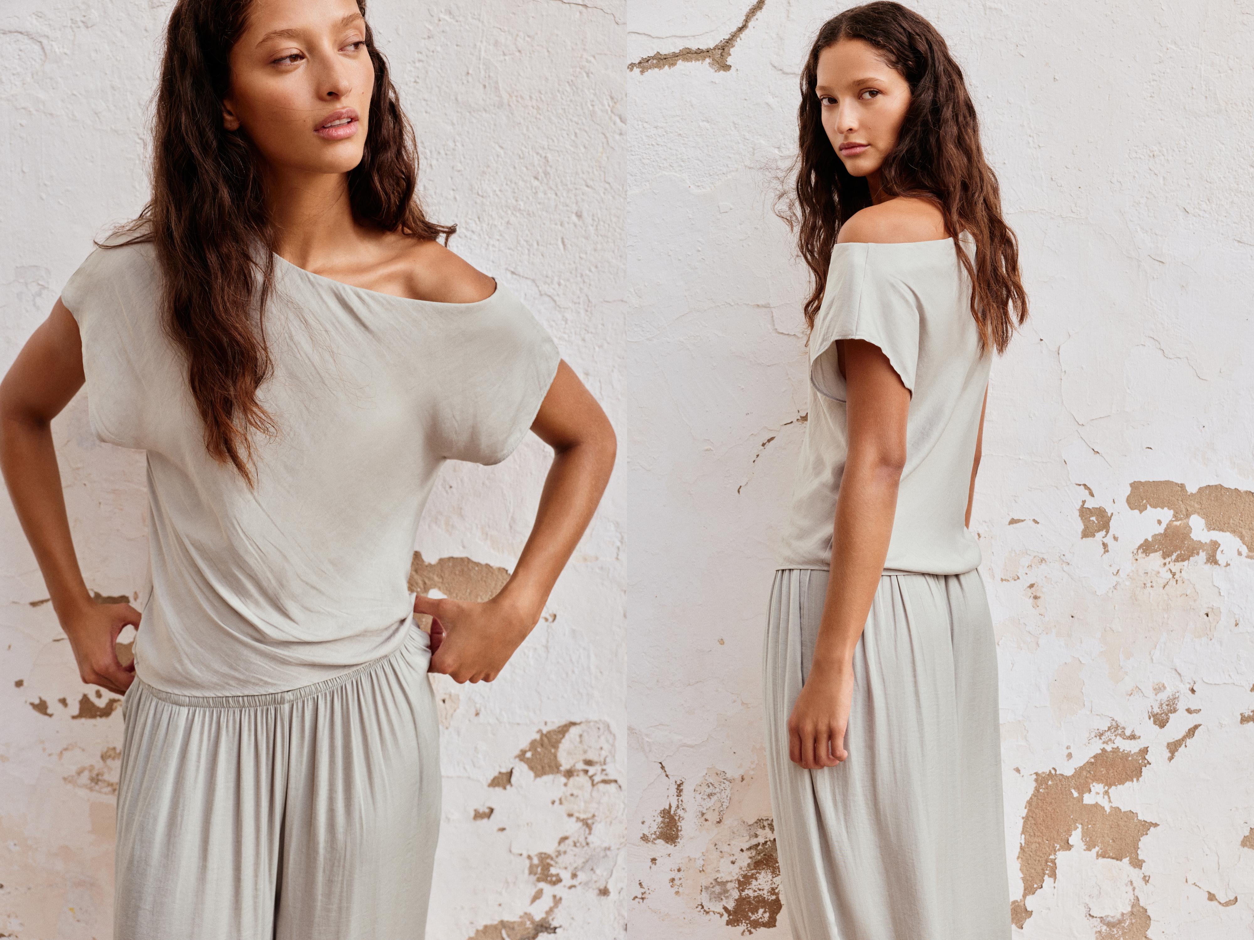 Satin asymmetric top — Grey