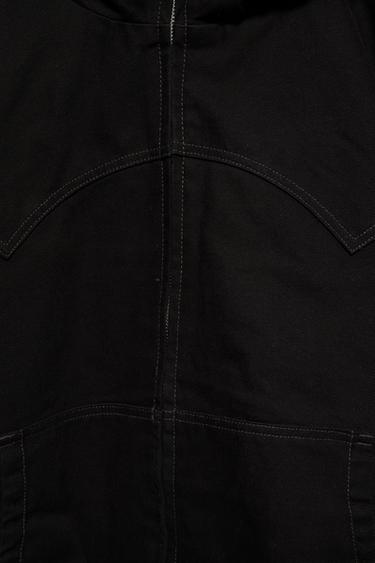 Hooded bomber jacket — Black 9
