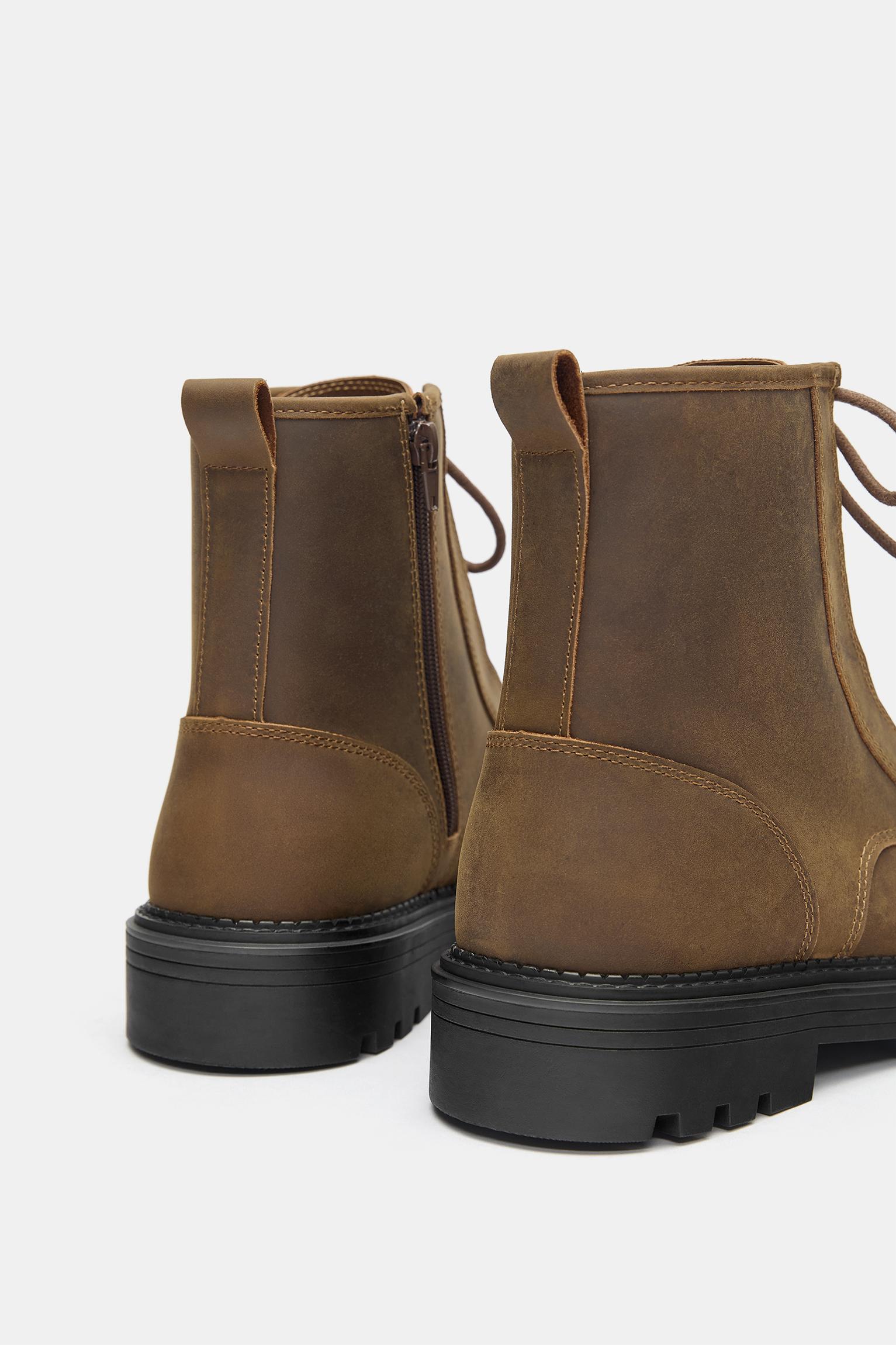 Bağcıklı deri bot - Görsel 3