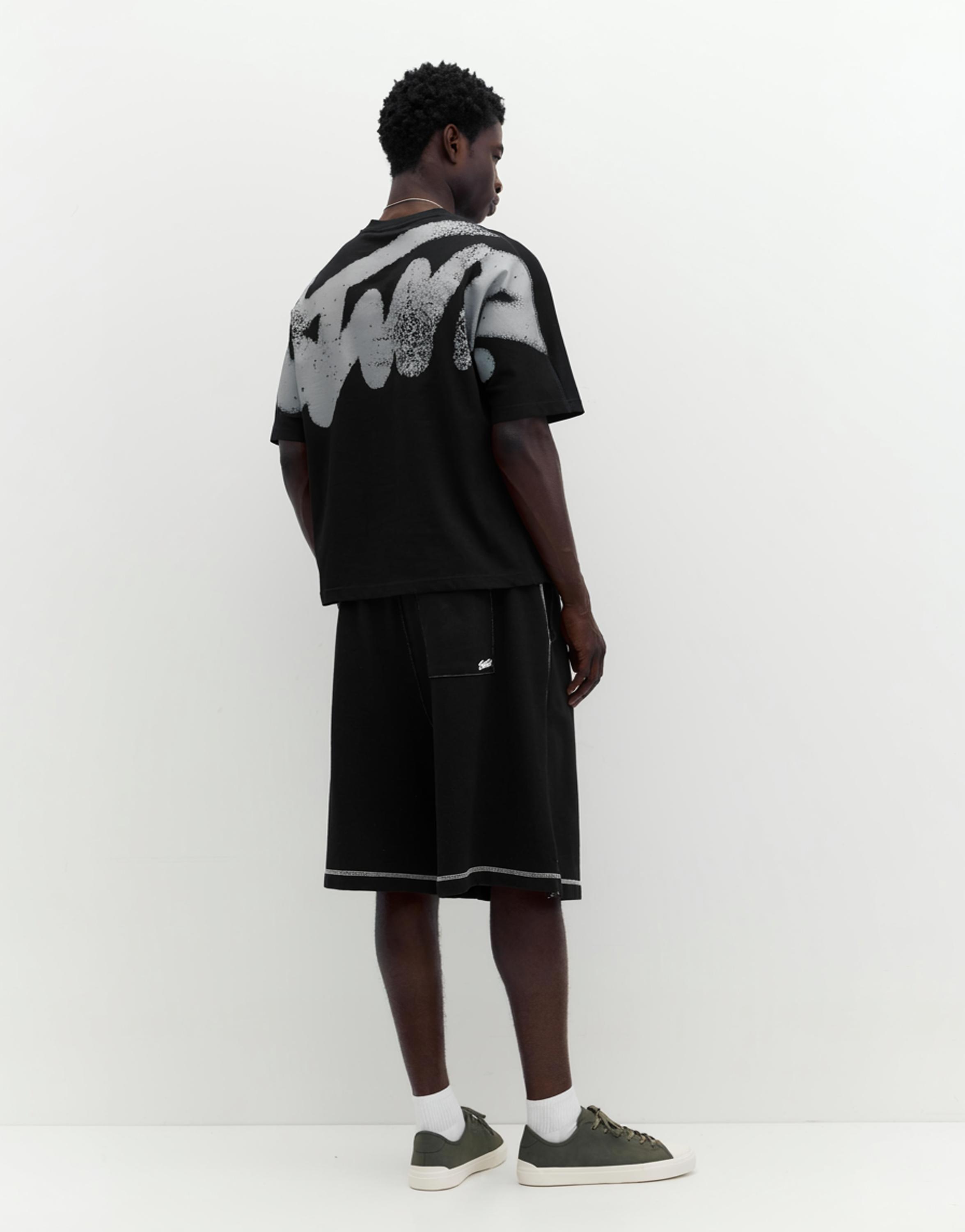 STWD graffiti logo T-shirt — Black