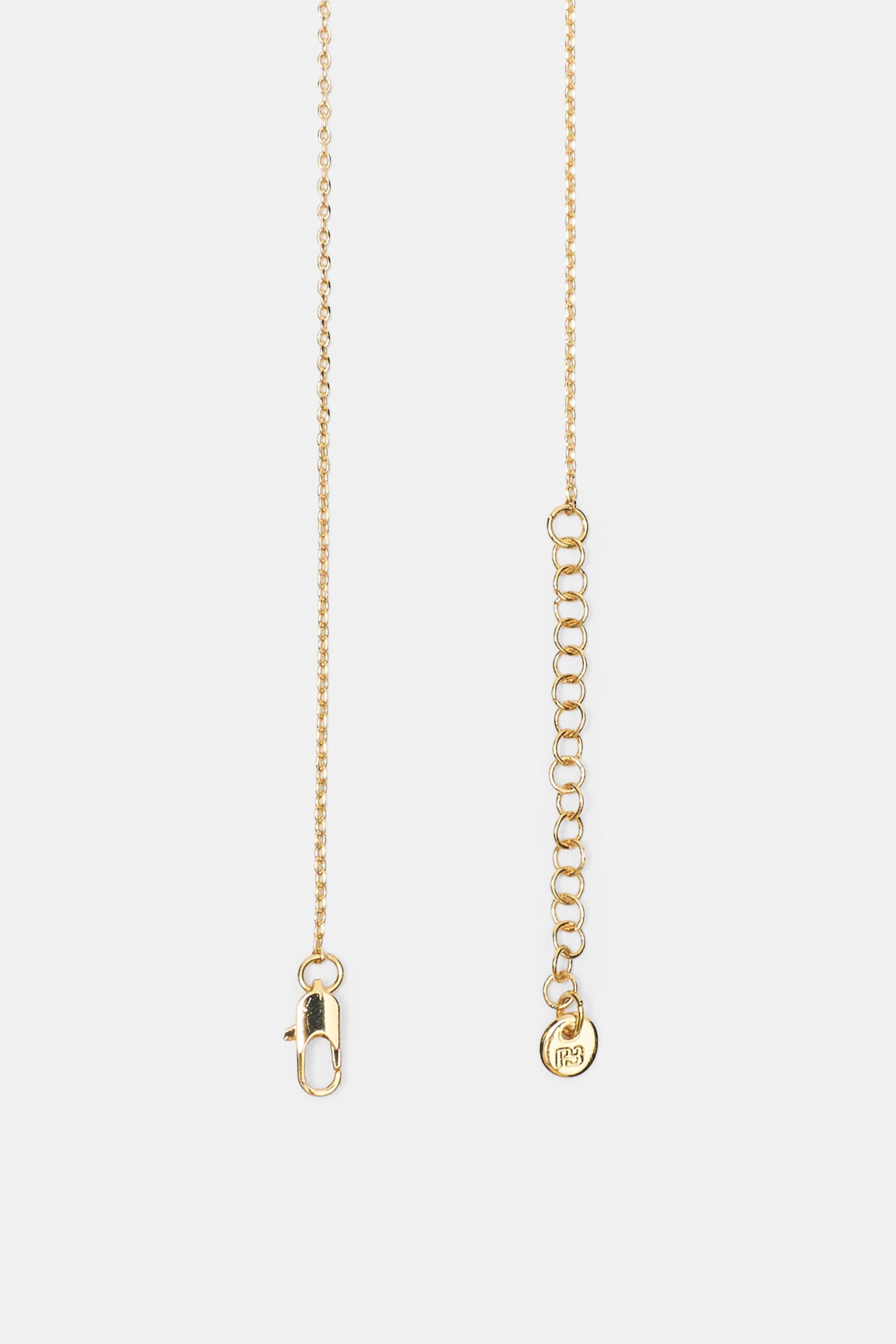 Beaded necklace — Gold