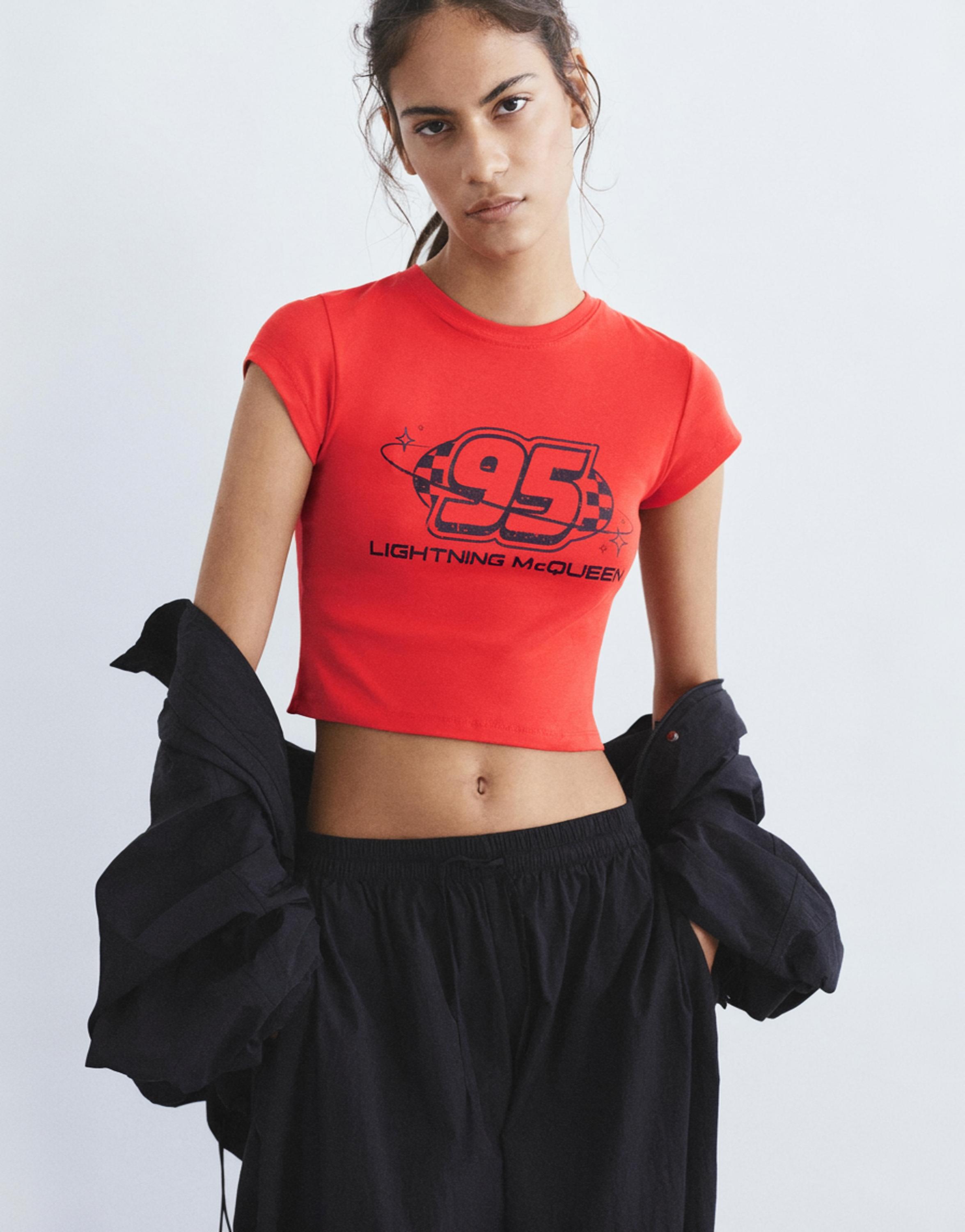 Kırmızı Cars t-shirt - Görsel 6