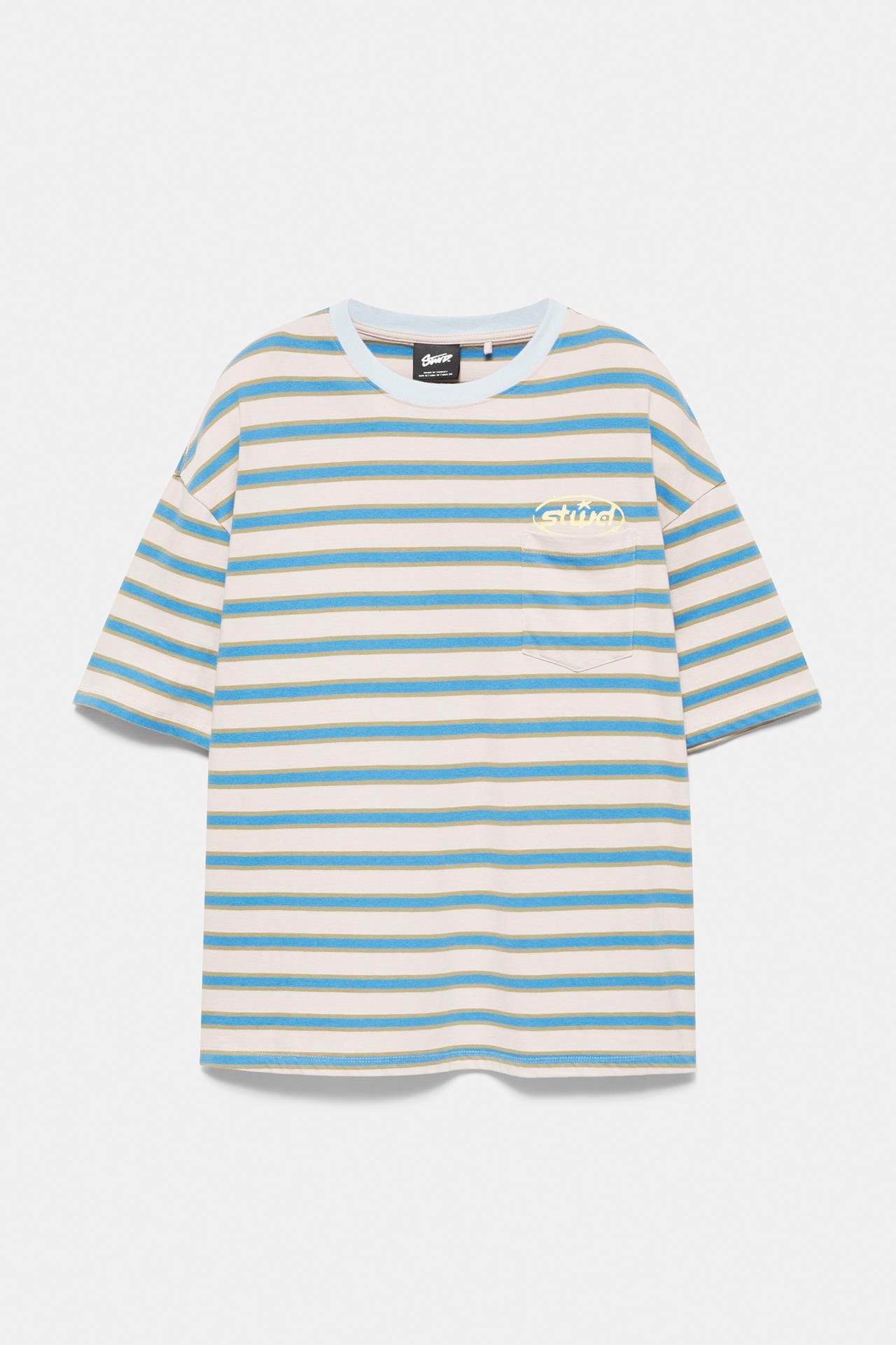 Striped STWD T-shirt — White