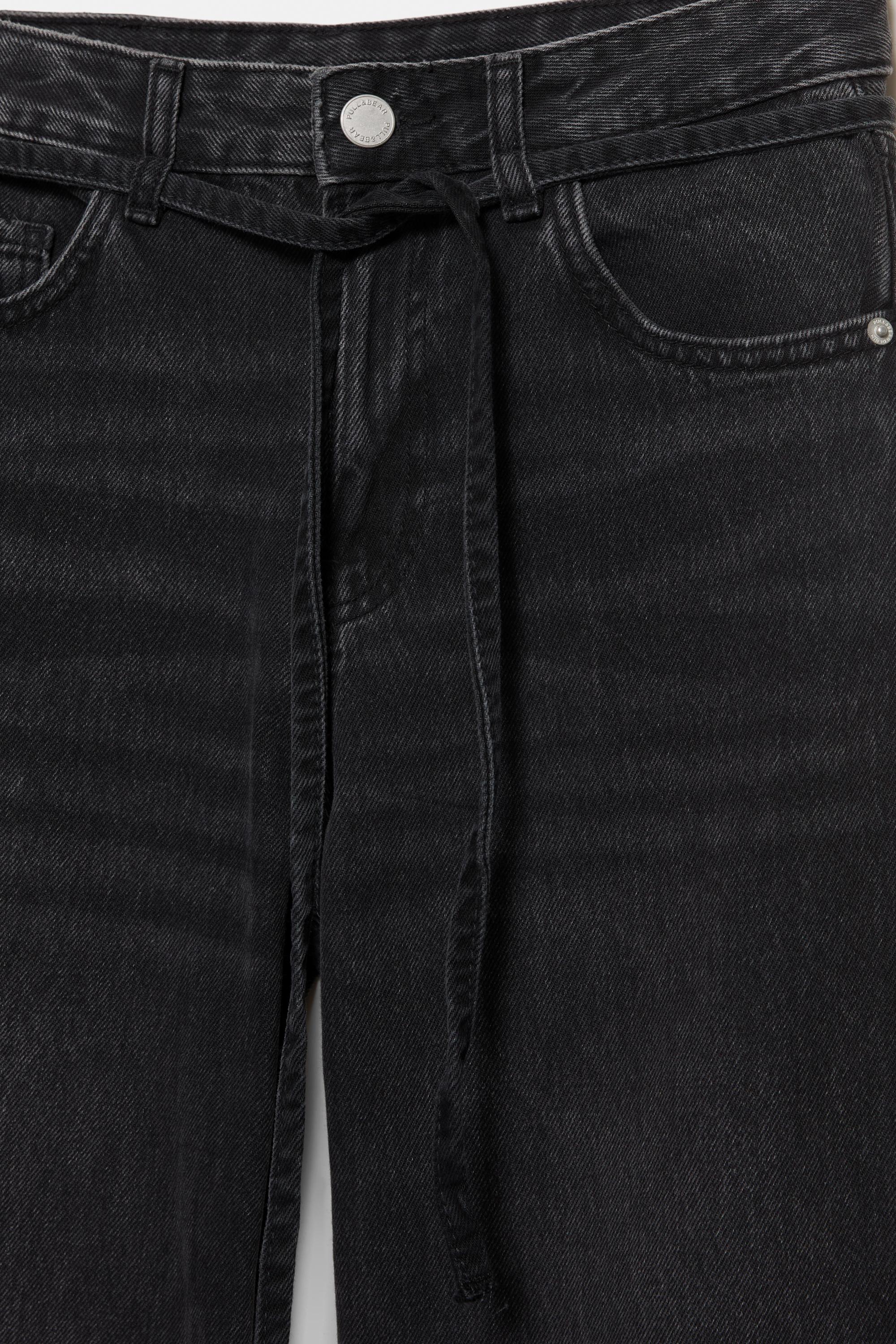 Bağcıklı baggy jean - Görsel 4