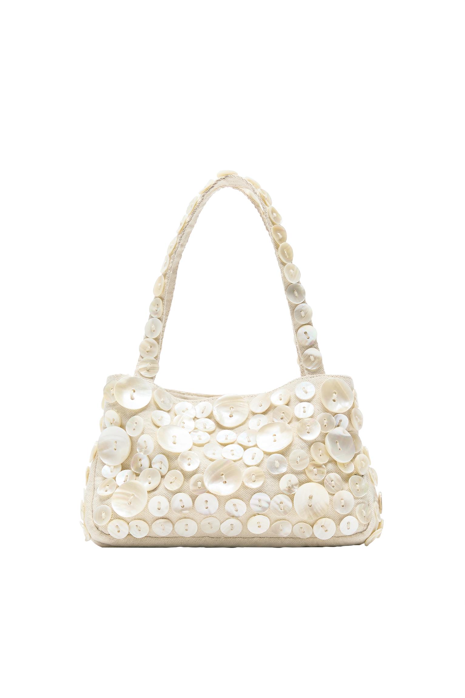 Düğmeli omuz çantası - Görsel 9