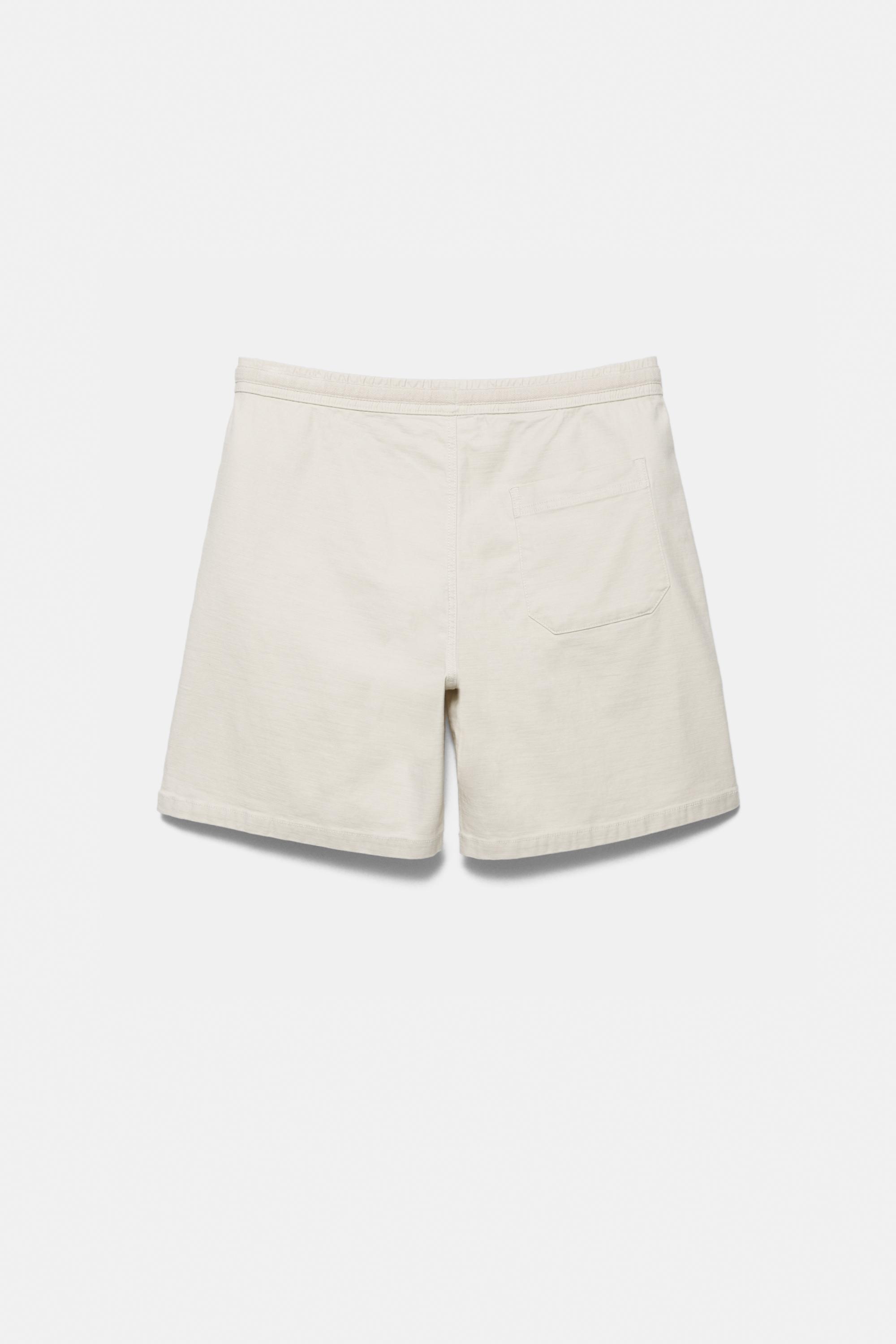 Bermuda sweat shorts — Sand