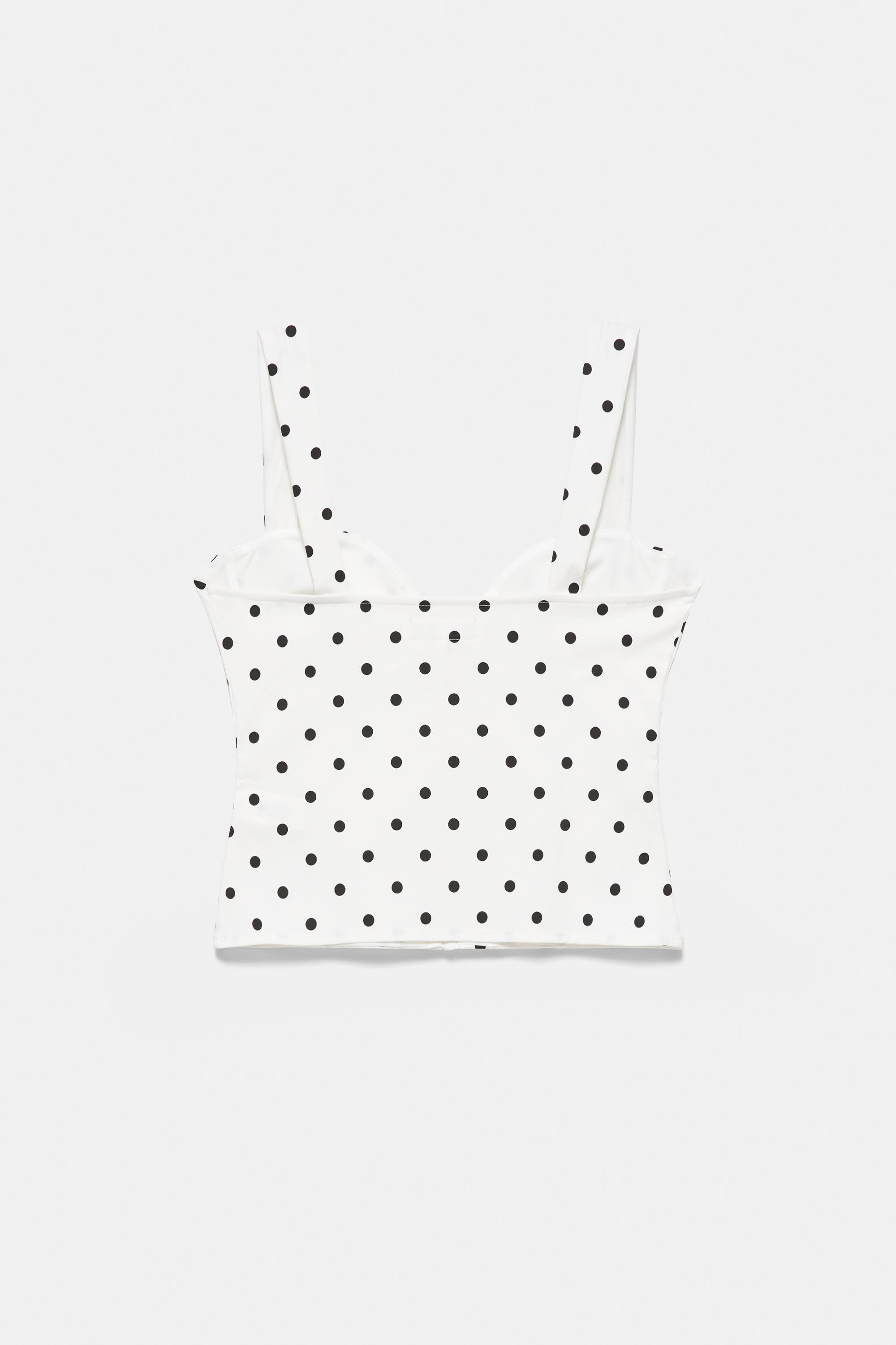 Strappy corsetry-inspired top — Print 1