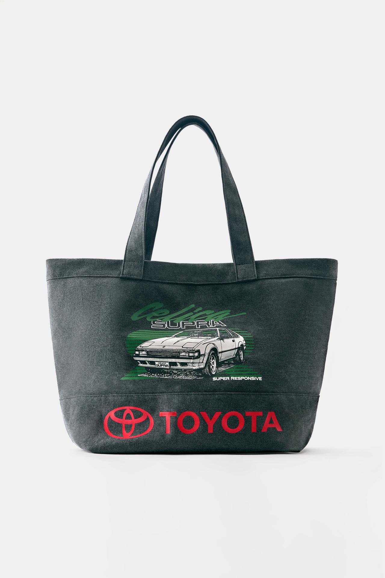 Toyota canvas tote bag — Charcoal