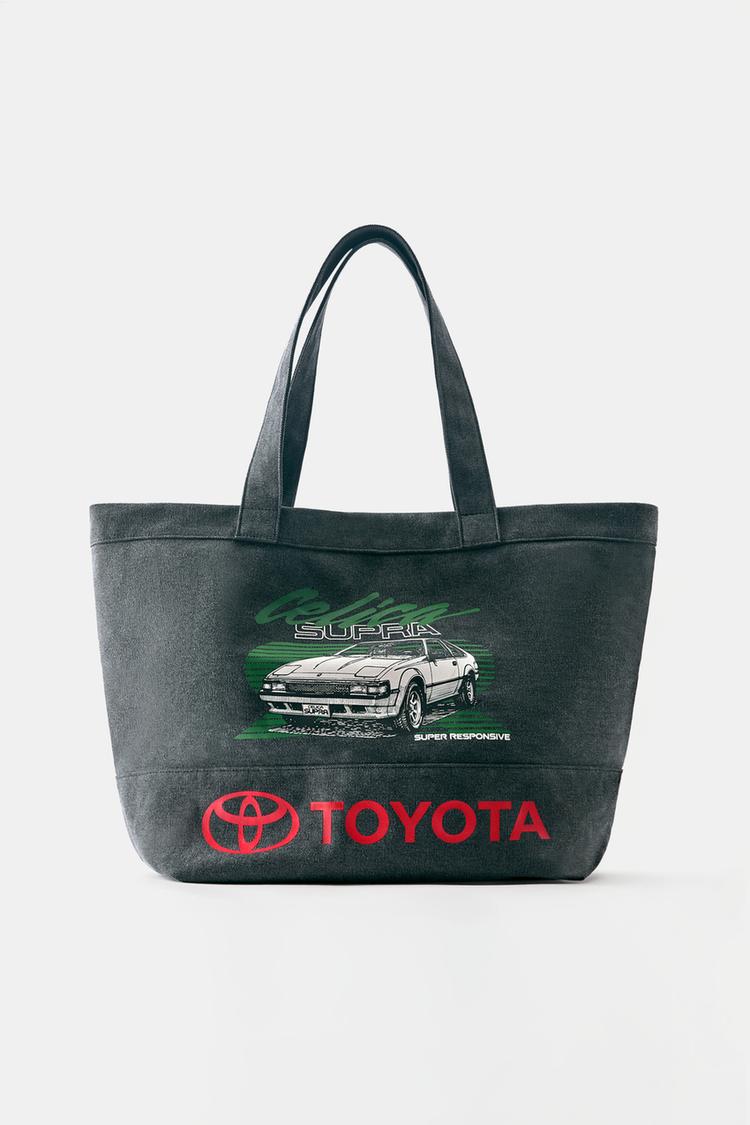 Toyota canvas tote bag — Charcoal