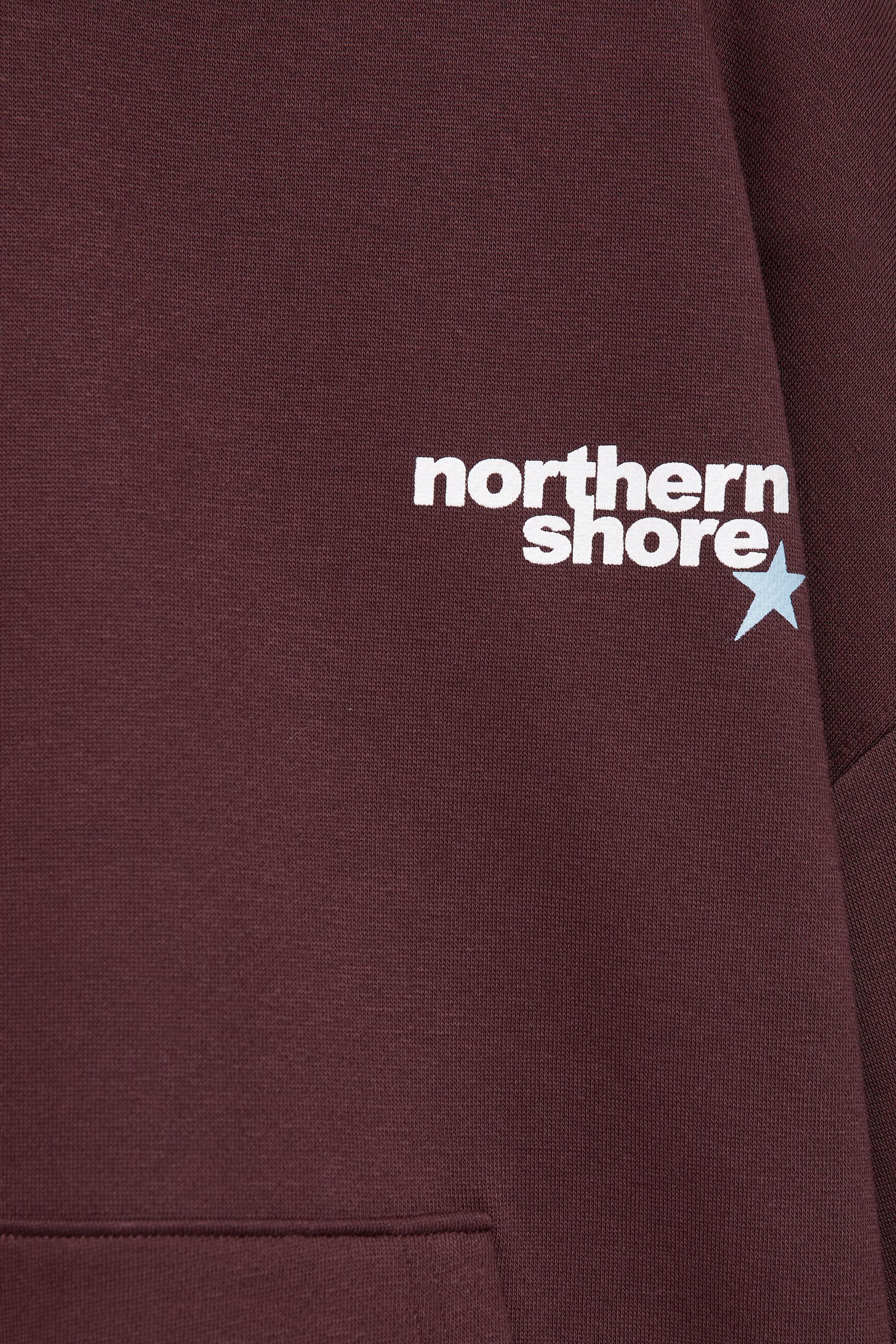 Graphic hoodie — Maroon
