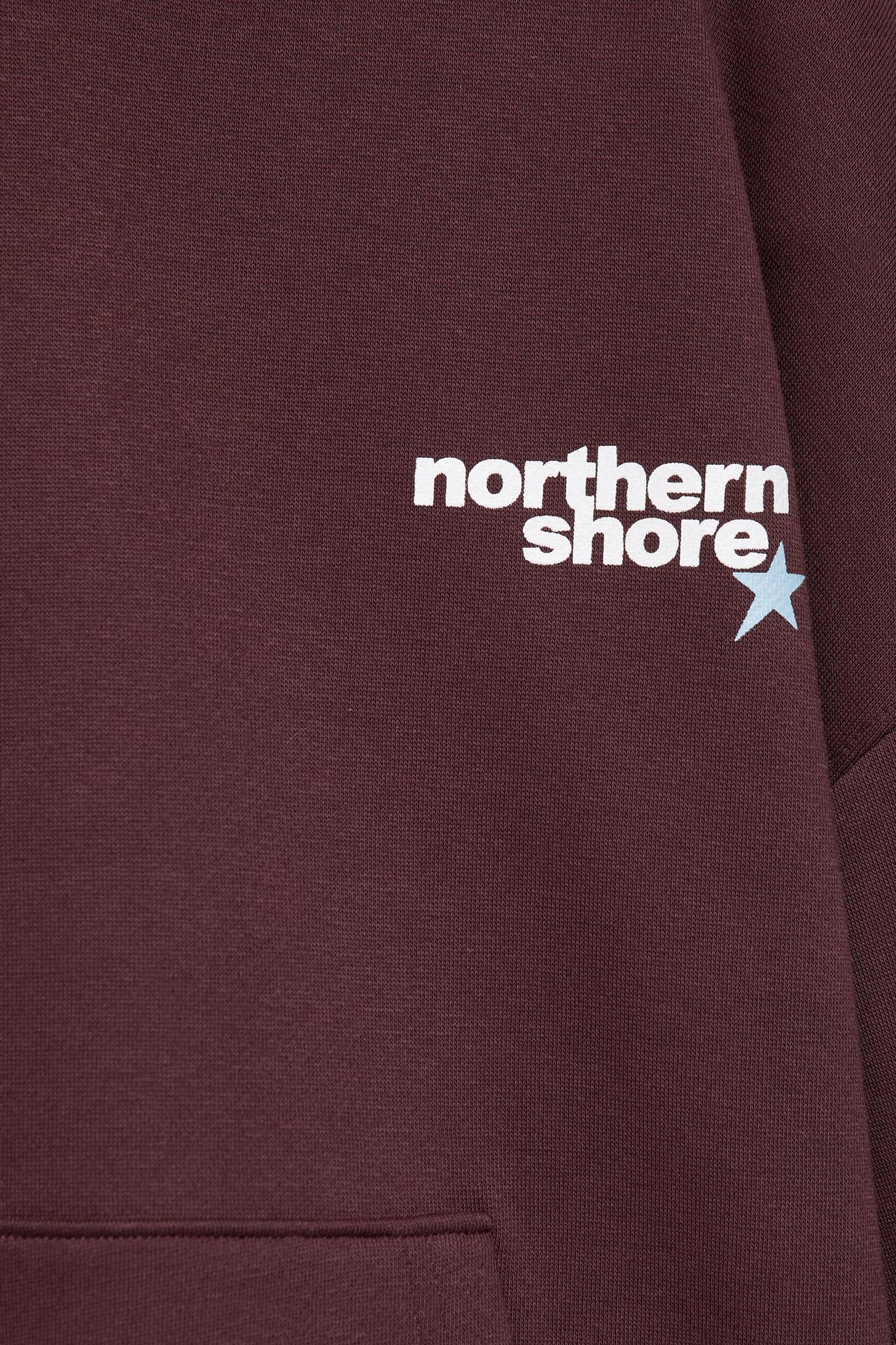 Star graphic hoodie — Maroon