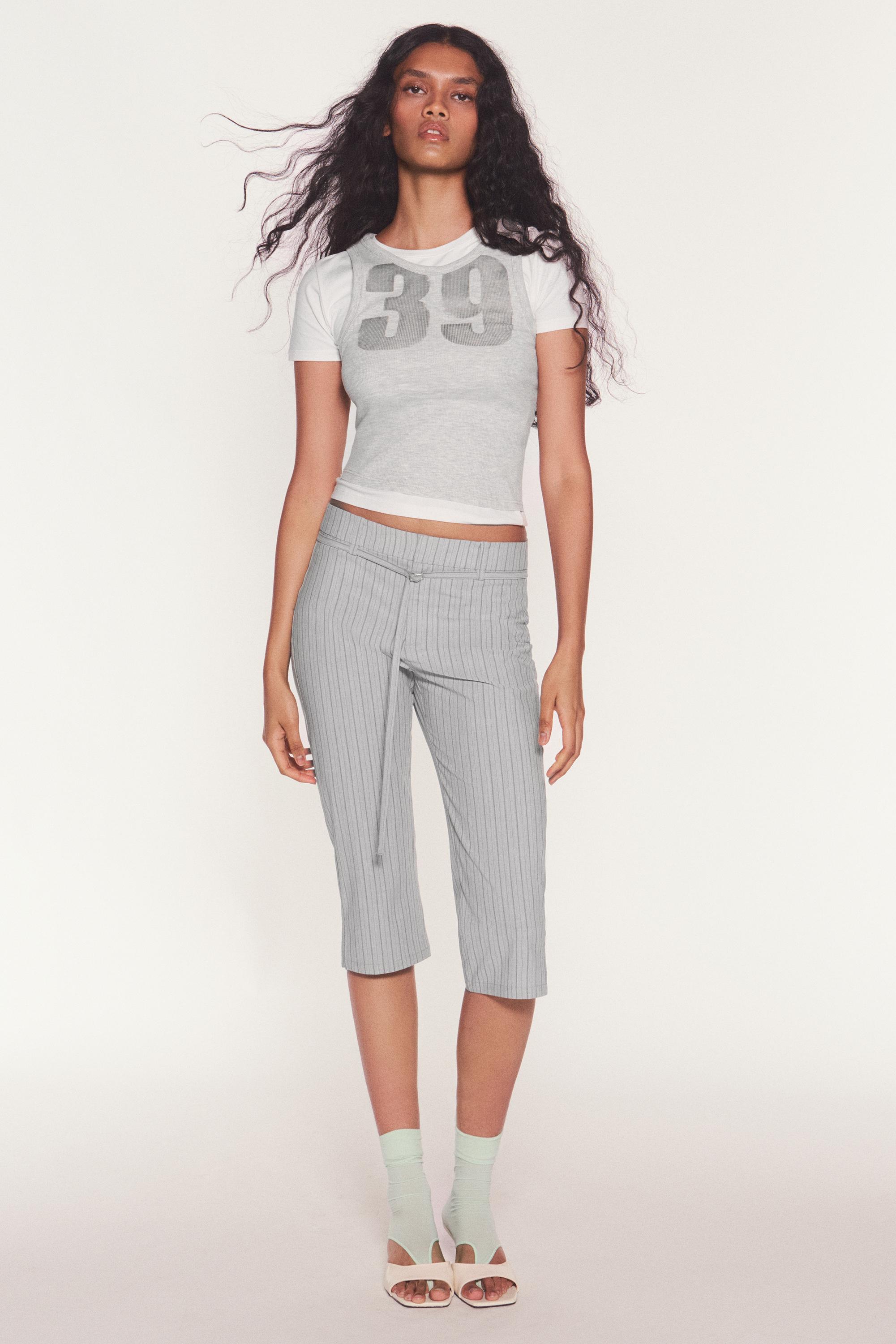 Striped capris — Striped