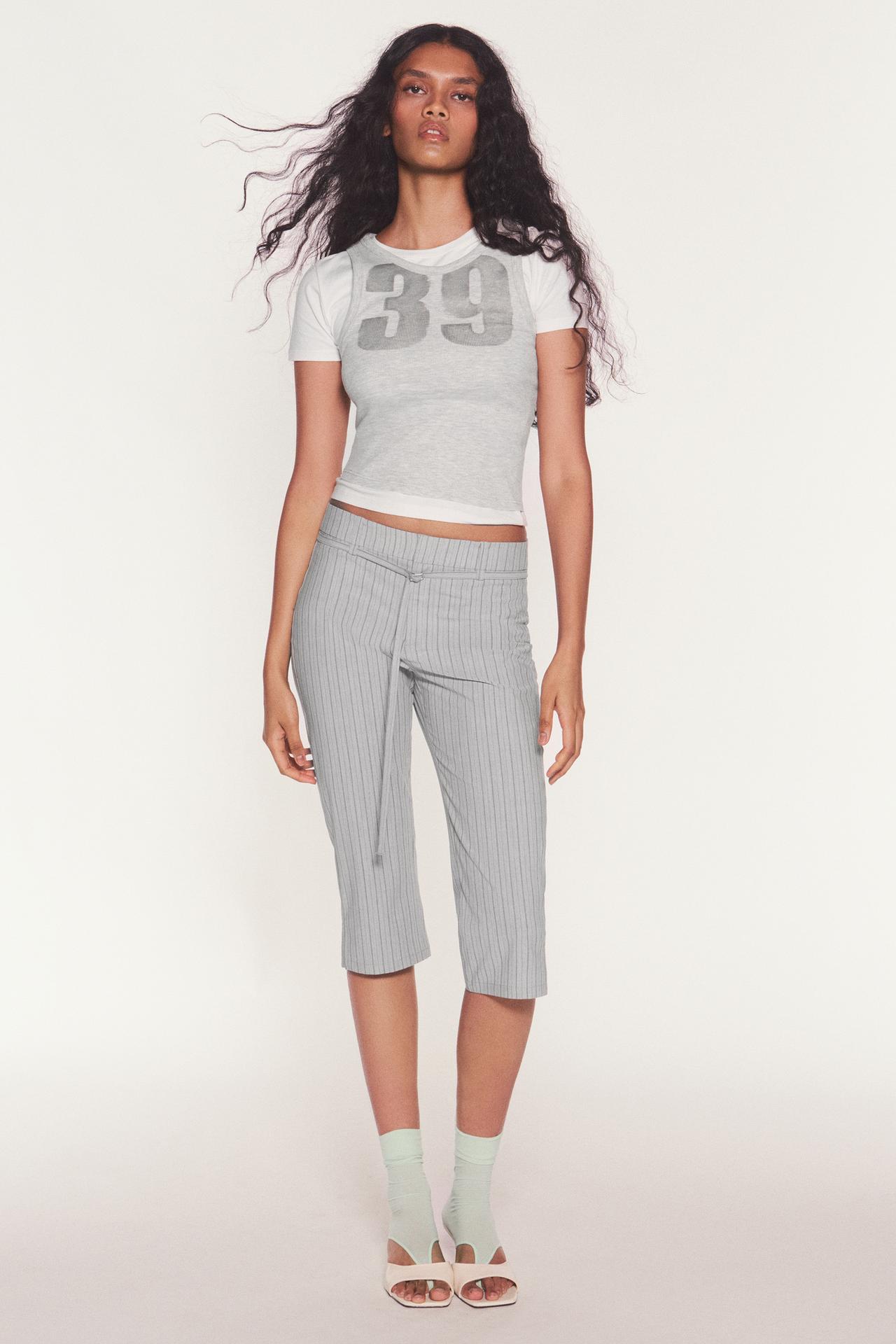Striped capris — Striped