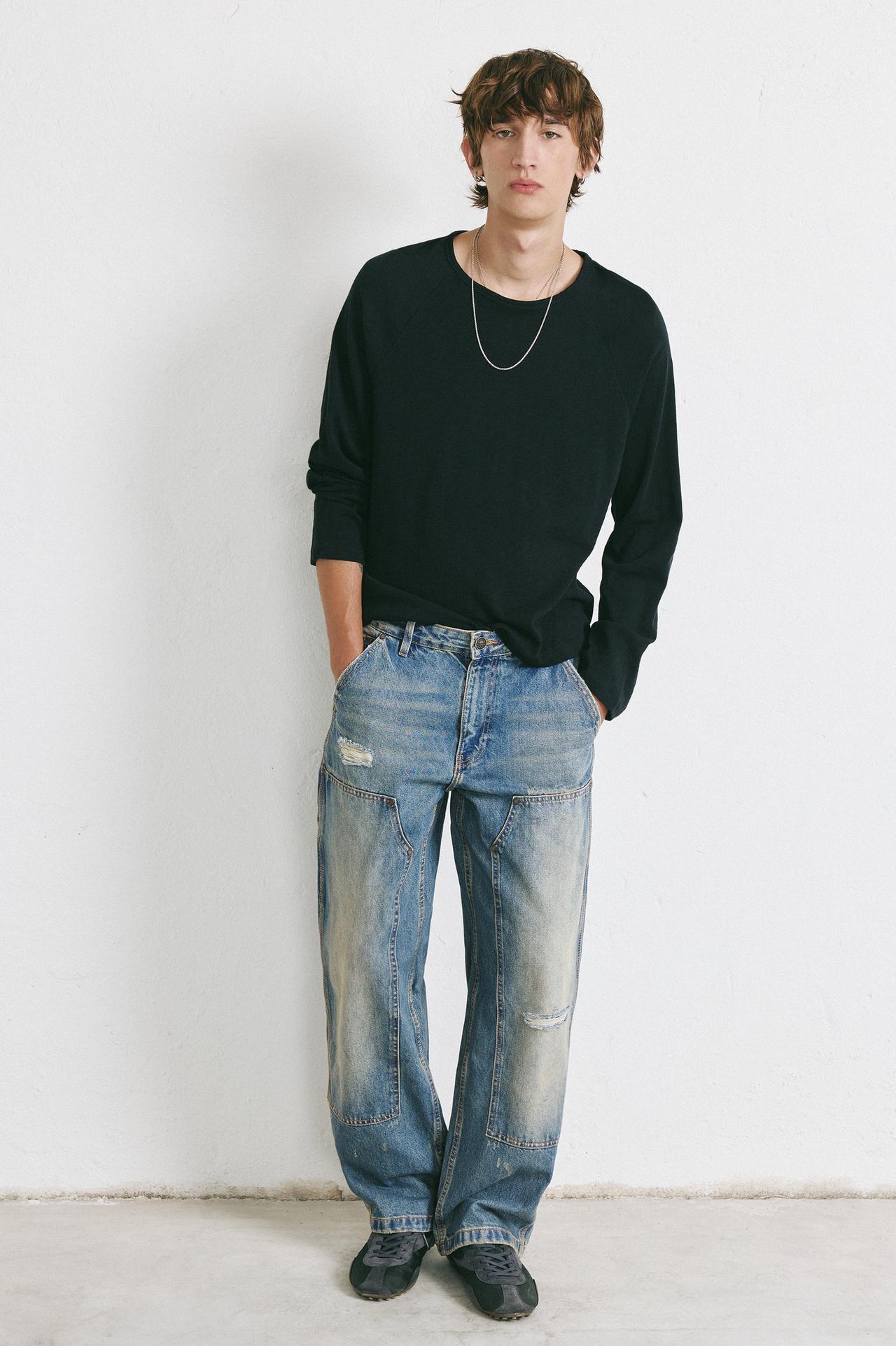 Baggy jeans — Medium blue