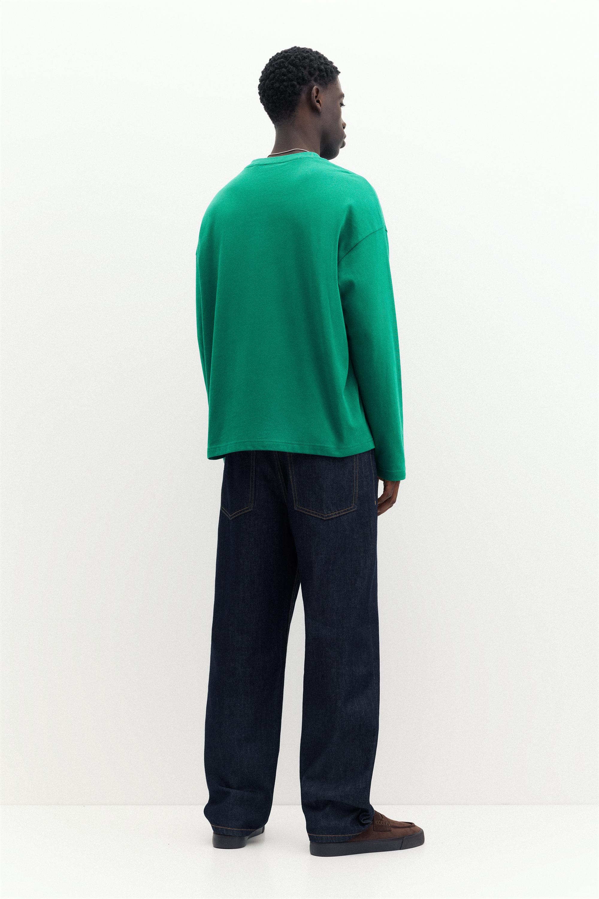 Heavy weight relaxed fit T-shirt — Green